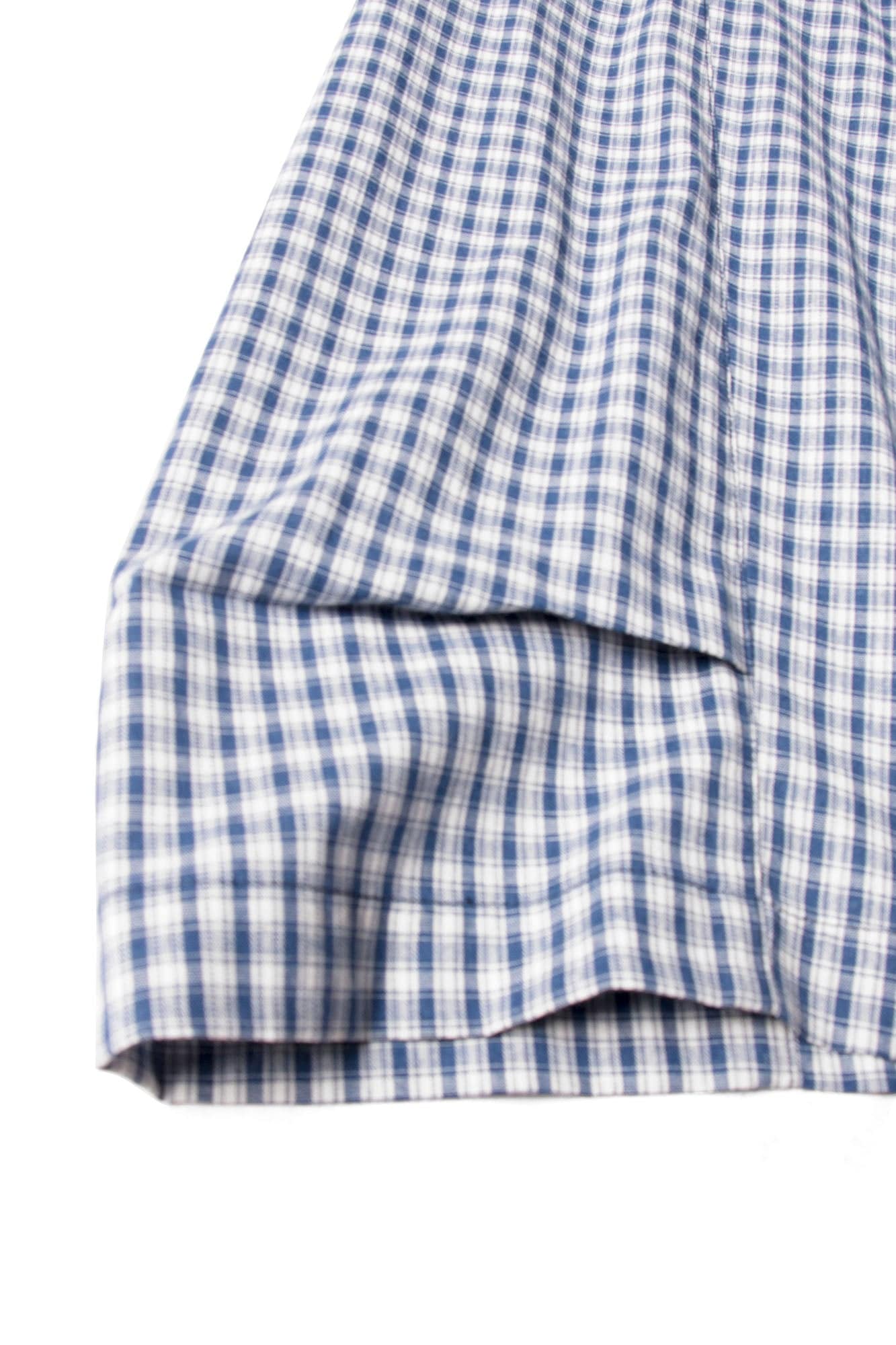 国内で当店のみ RELABEL - Detachable Scarf Grid Pleated Pants RELABEL Detachable Scarf Grid Pleated Shorts