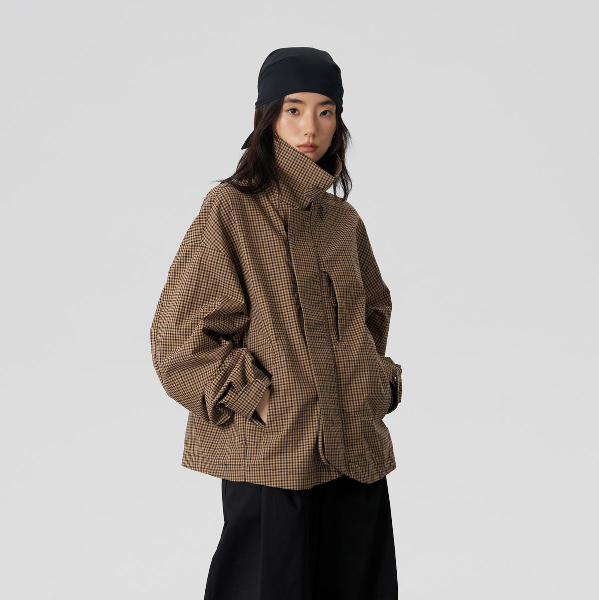 FMACM Retro Lapel Oversized Jacket