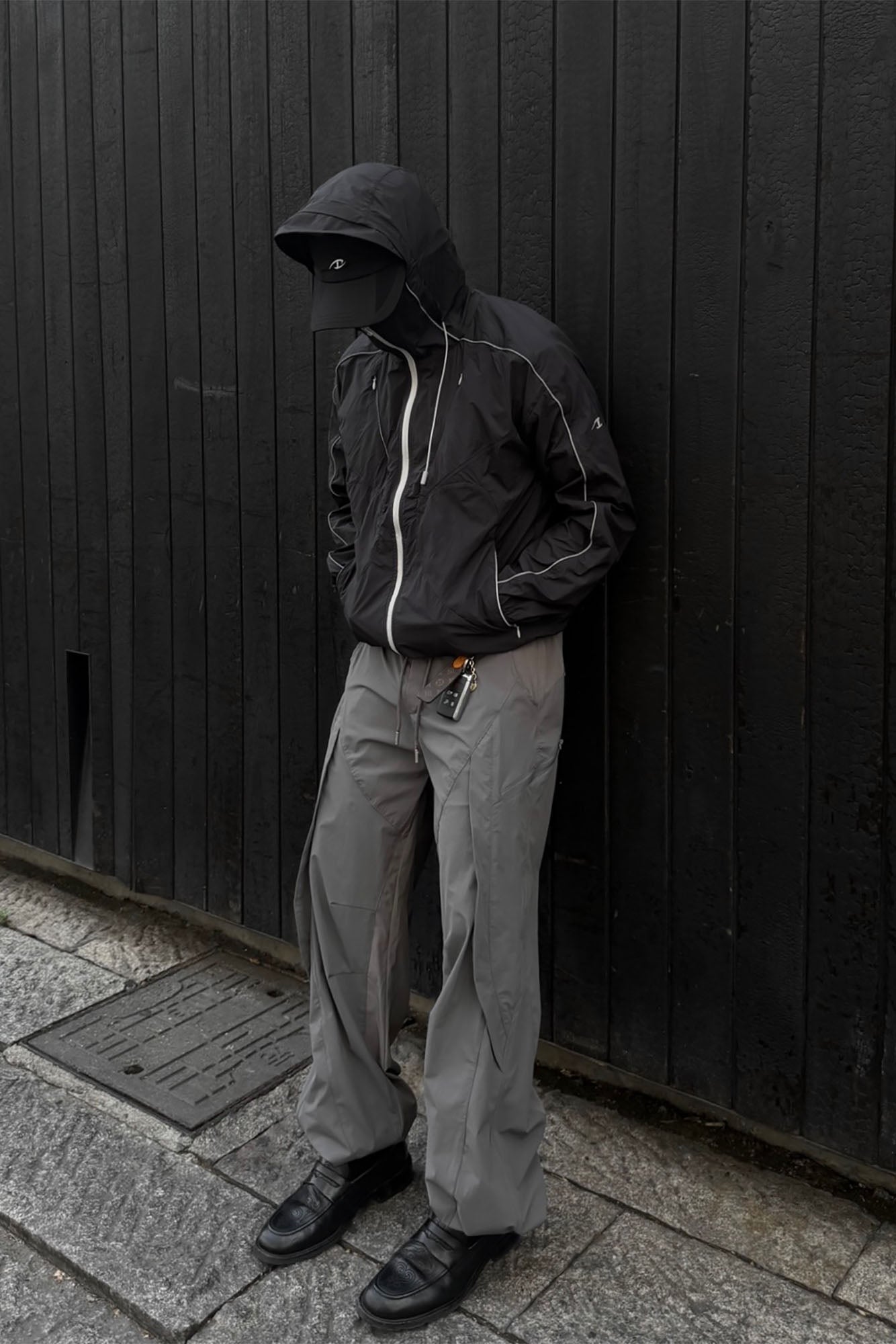 CATSSTAC Multi-Panel Layered Drawstring Pants, premium urban and streetwear designers apparel on PROJECTISR.com, CATSSTAC