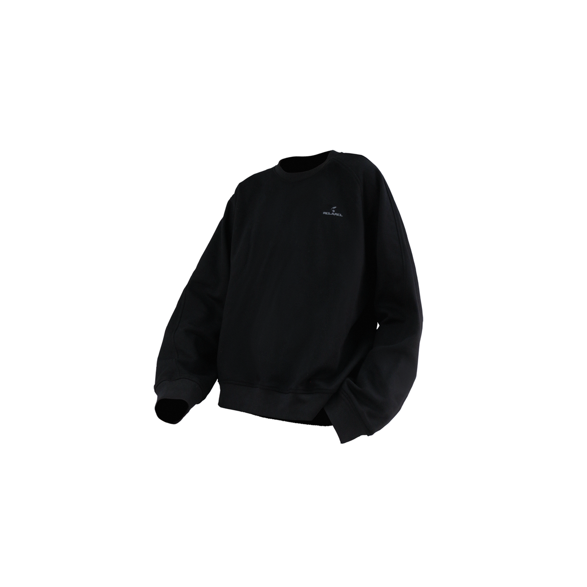 RELABEL Deconstructed Asymmetrical Detachable Hood Oversized Crewneck