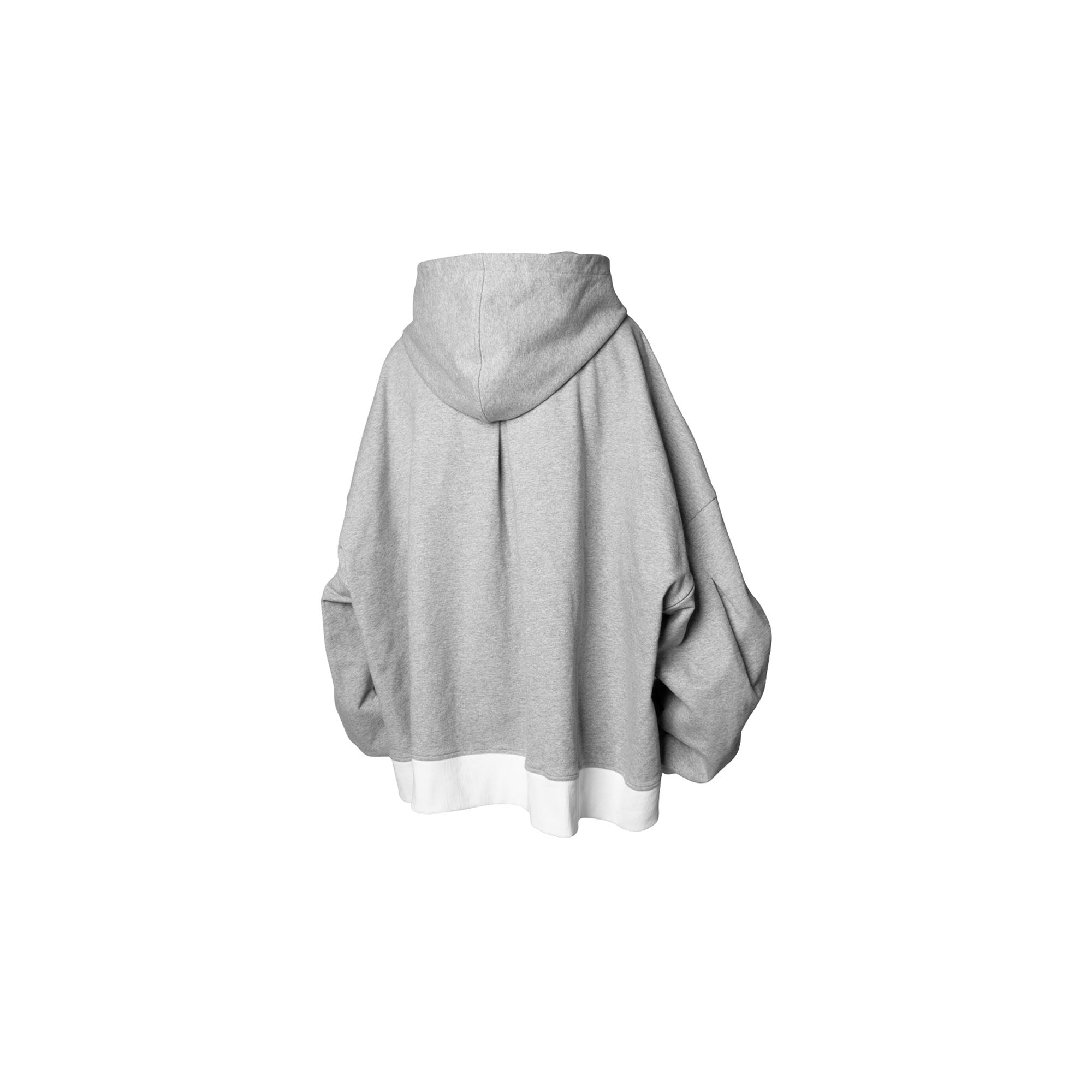 RELABEL Contrast Hem Oversized Hoodie