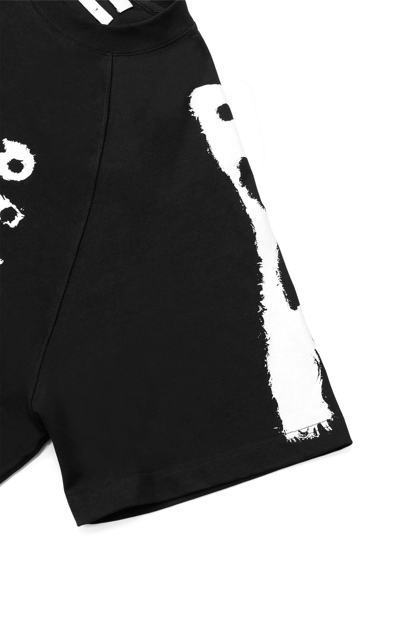 RELABEL Distressed Skeleton Graphic Oversized T-Shirt, premium urban and streetwear designers apparel on PROJECTISR.com, RELABEL