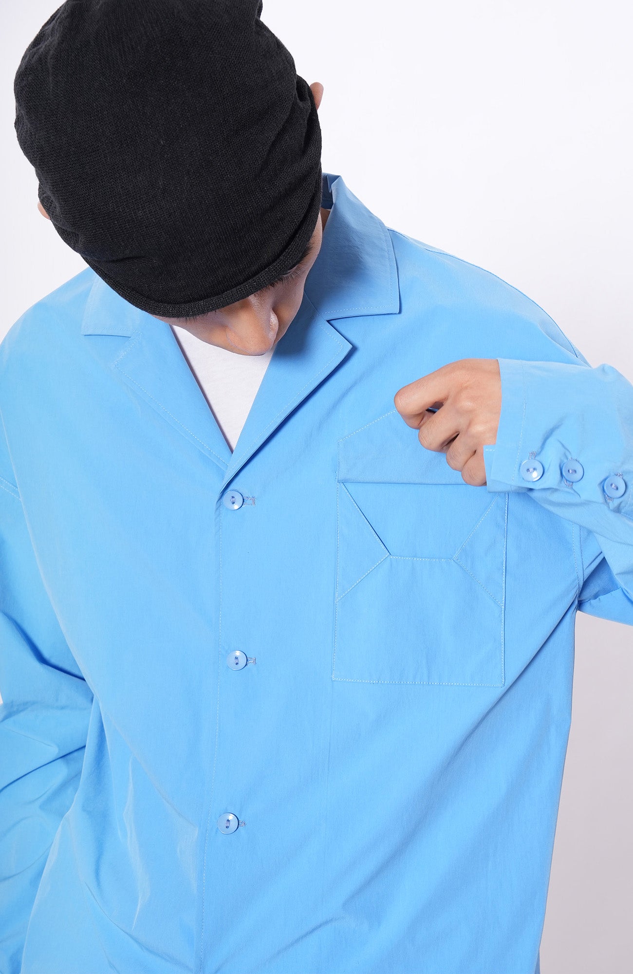 7440 37 1 Paper-Touch Envelope-Pocket Shirt, premium urban and streetwear designers apparel on PROJECTISR.com, 7440 37 1