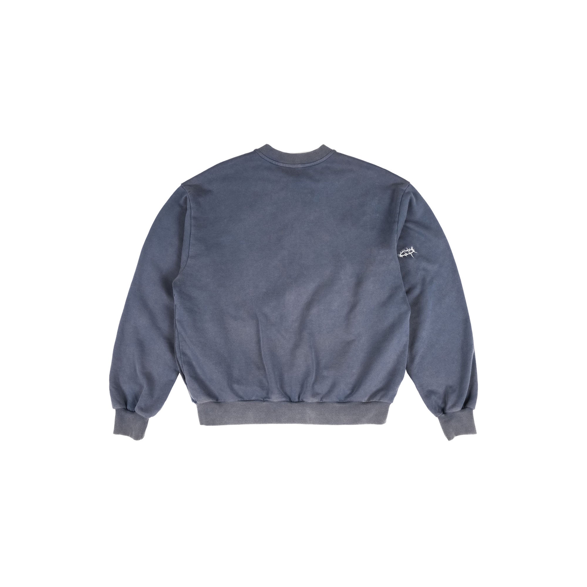 UNDERWATER Retro Washed Graphic Zip-Up Sweatshirt