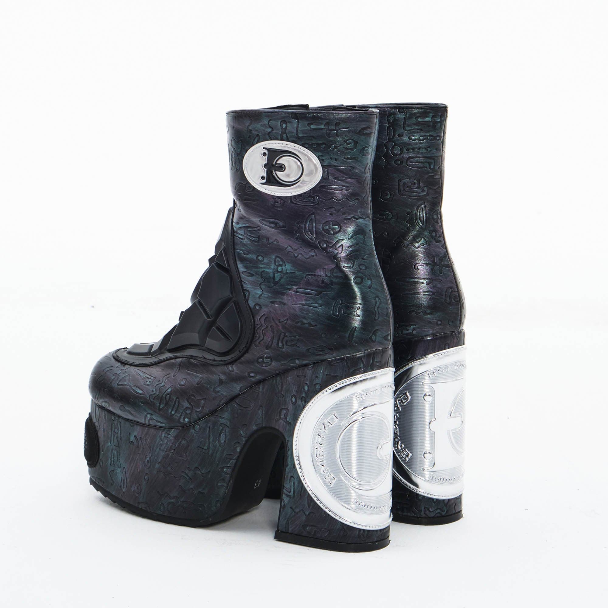 EMBRYO Modern Tribal Tactical Heeled Boots