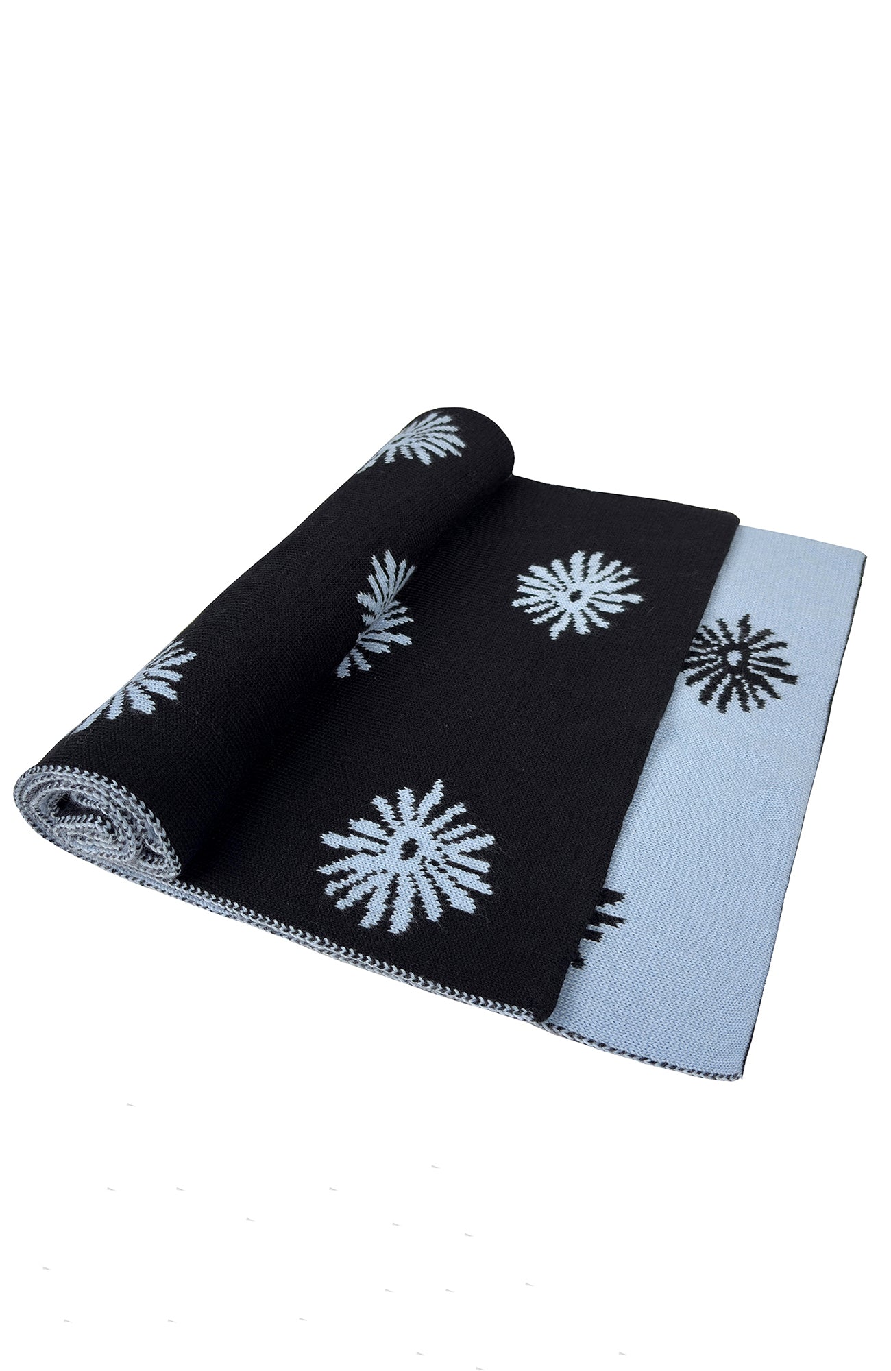 MIICHOUS Snowflake Jacquard Reversible Wool-Blend Scarf, premium urban and streetwear designers apparel on PROJECTISR.com, MIICHOUS