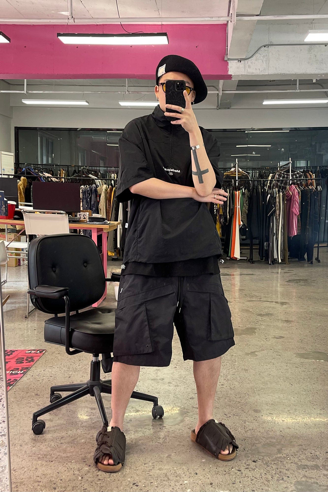 ME DA IGUAL Multi-Pocket Waterproof Cargo Shorts, premium urban and streetwear designers apparel on PROJECTISR.com, ME DA IGUAL