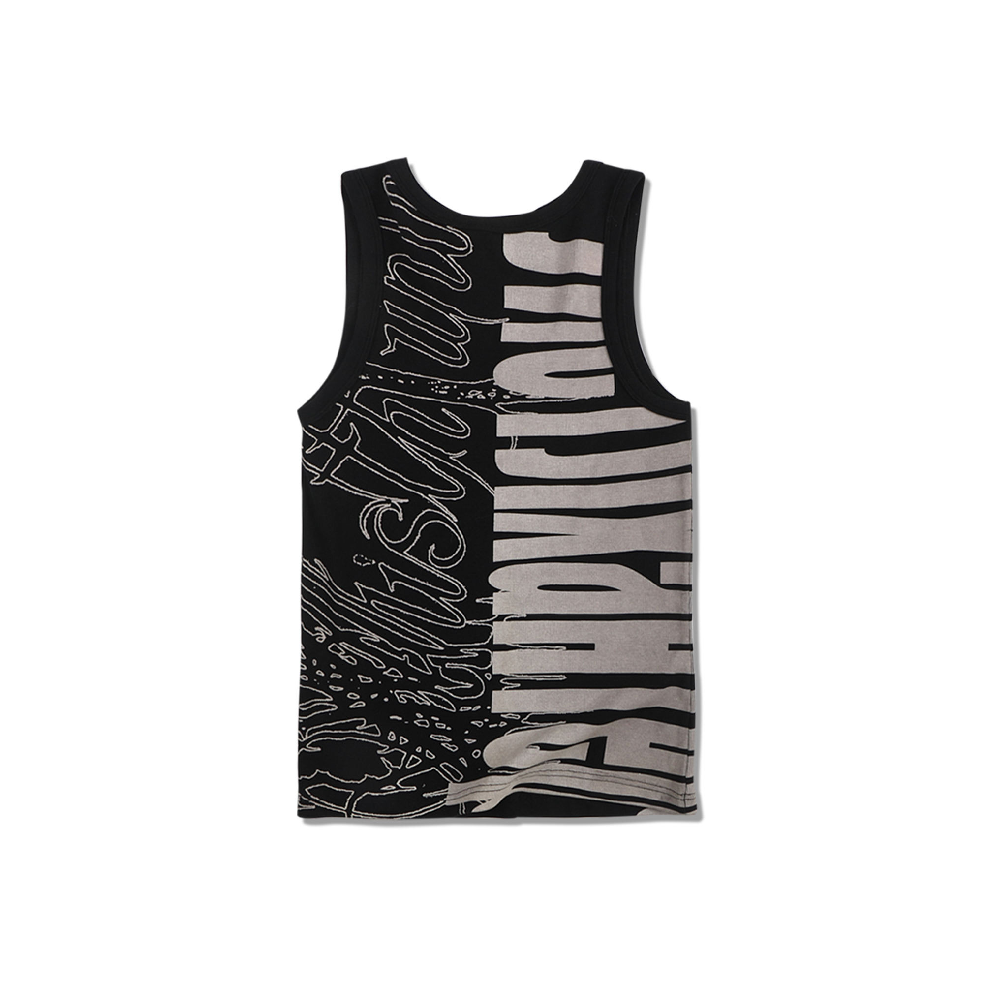 WHISTLEHUNTER Graffiti Ribbed Tank Top, premium urban and streetwear designers apparel on PROJECTISR.com, WHISTLEHUNTER