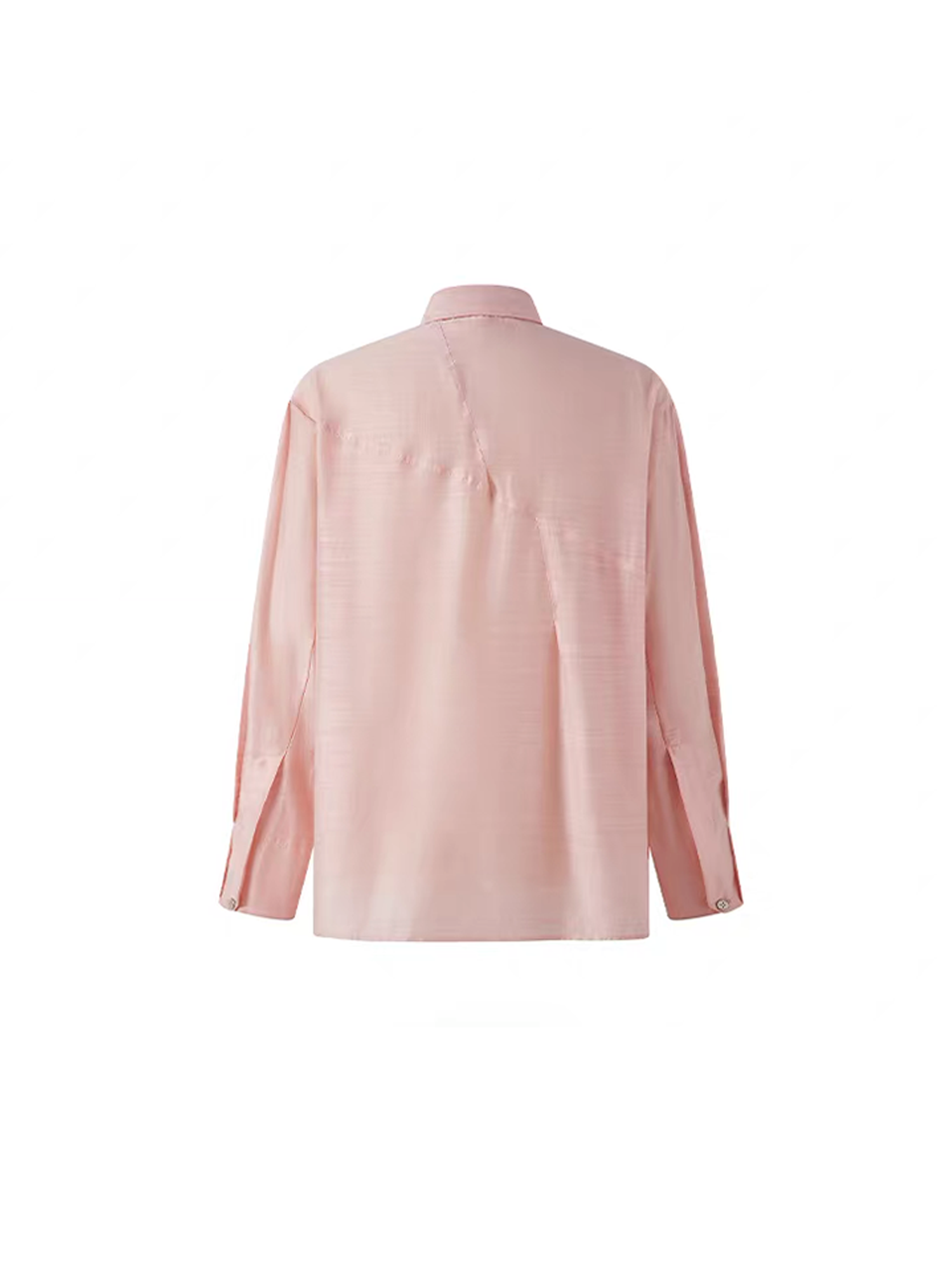 TIWILLTANG Structured Zip-Tie Tencel Shirt