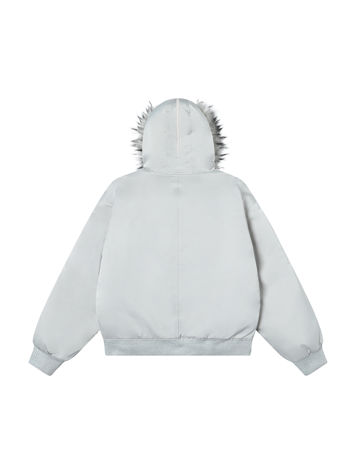 TGNS Detachable Fur-Collar Hooded Padded Parka