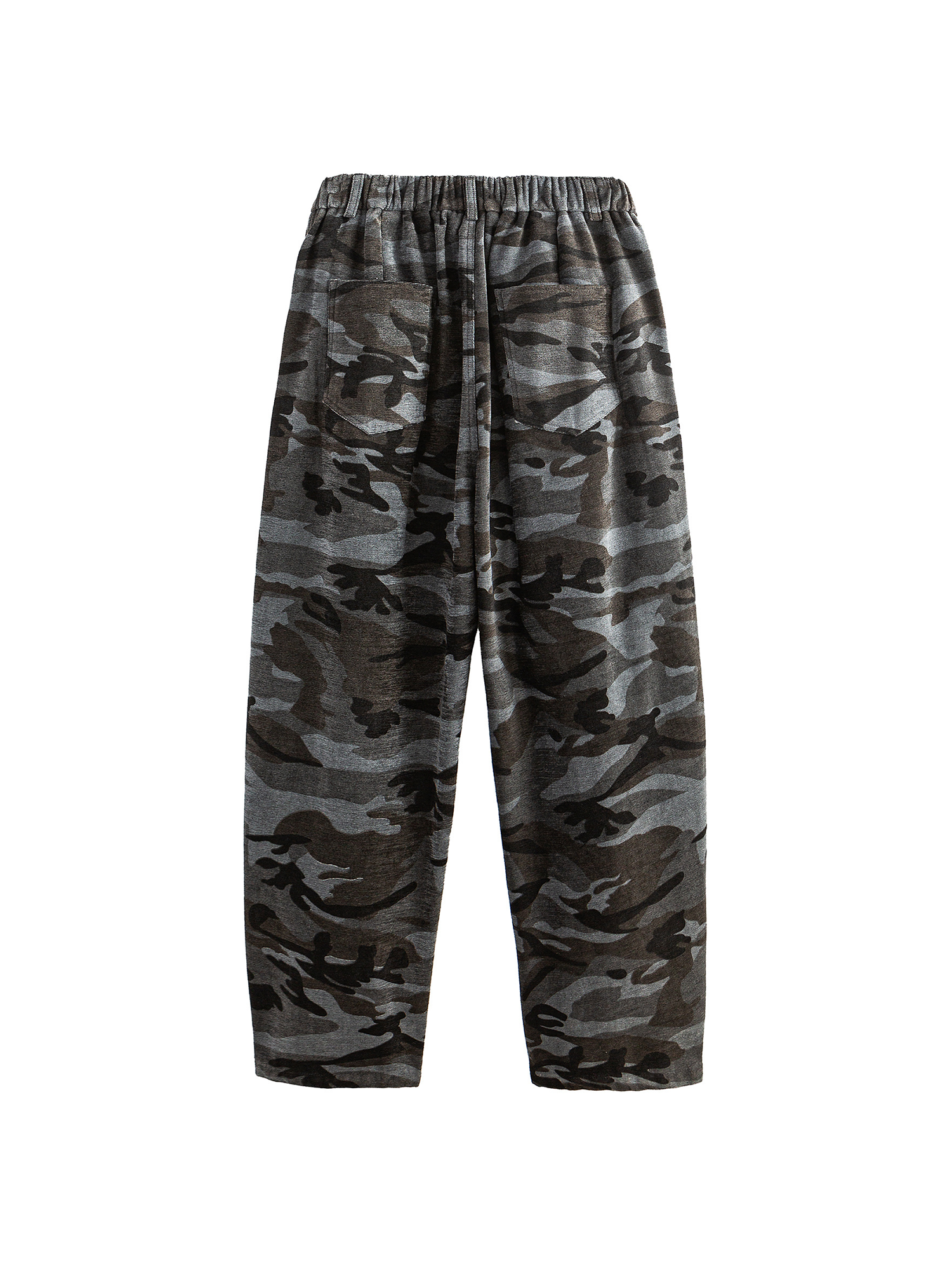 ME DA IGUAL Camo Elastic Waistband Tappered Pants, premium urban and streetwear designers apparel on PROJECTISR.com, ME DA IGUAL