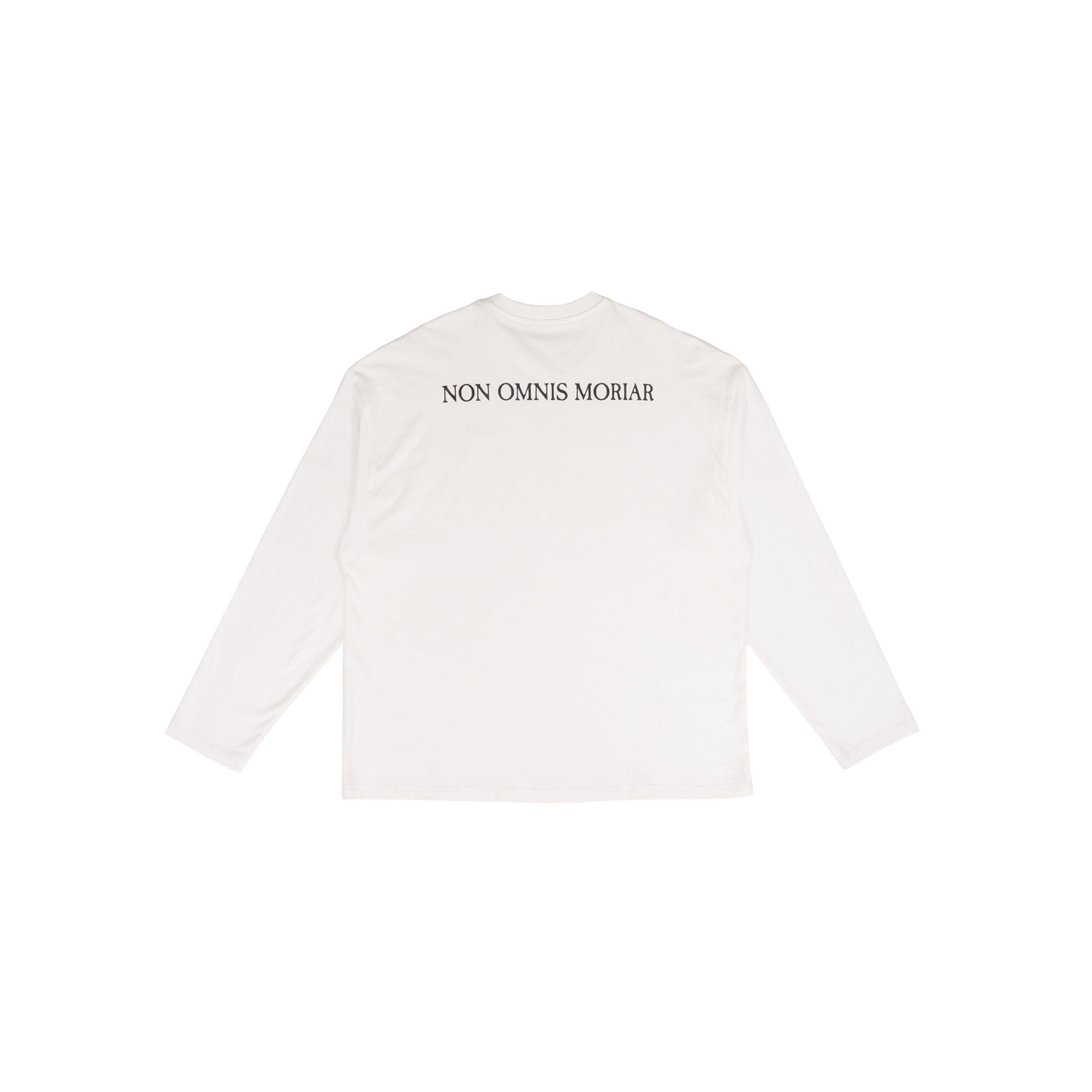 UNDERWATER Thorn Ring LOGO Long-Sleeve Tee White