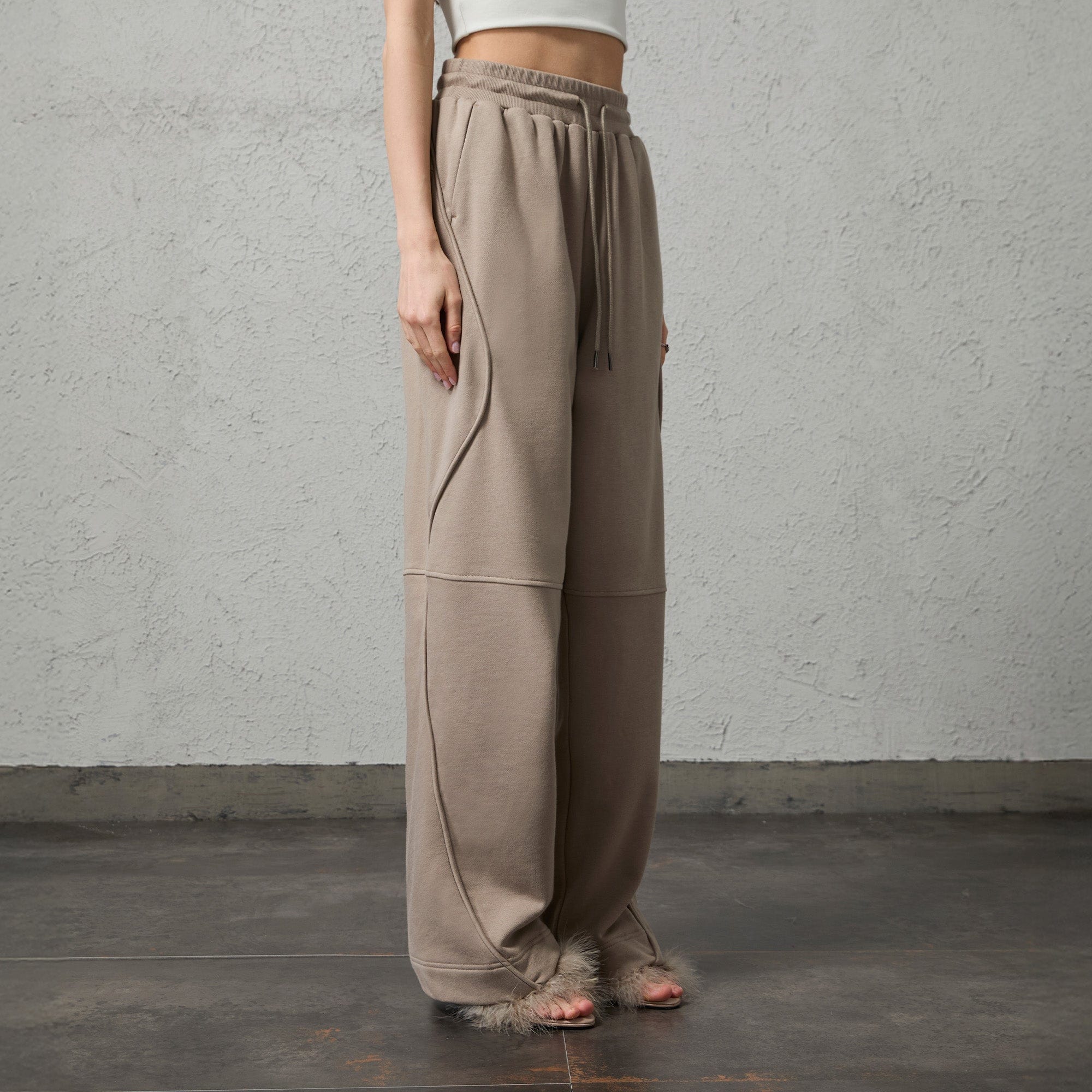 ORGANIC EMOTION Structured Panelled Oversized Sweatpants, premium urban and streetwear designers apparel on PROJECTISR.com, ORGANIC EMOTION