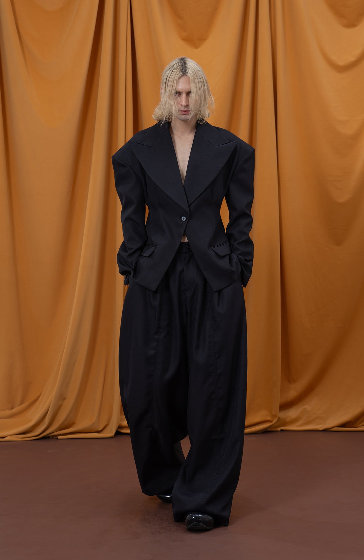 CLP Retro Pleated Oversized Trousers