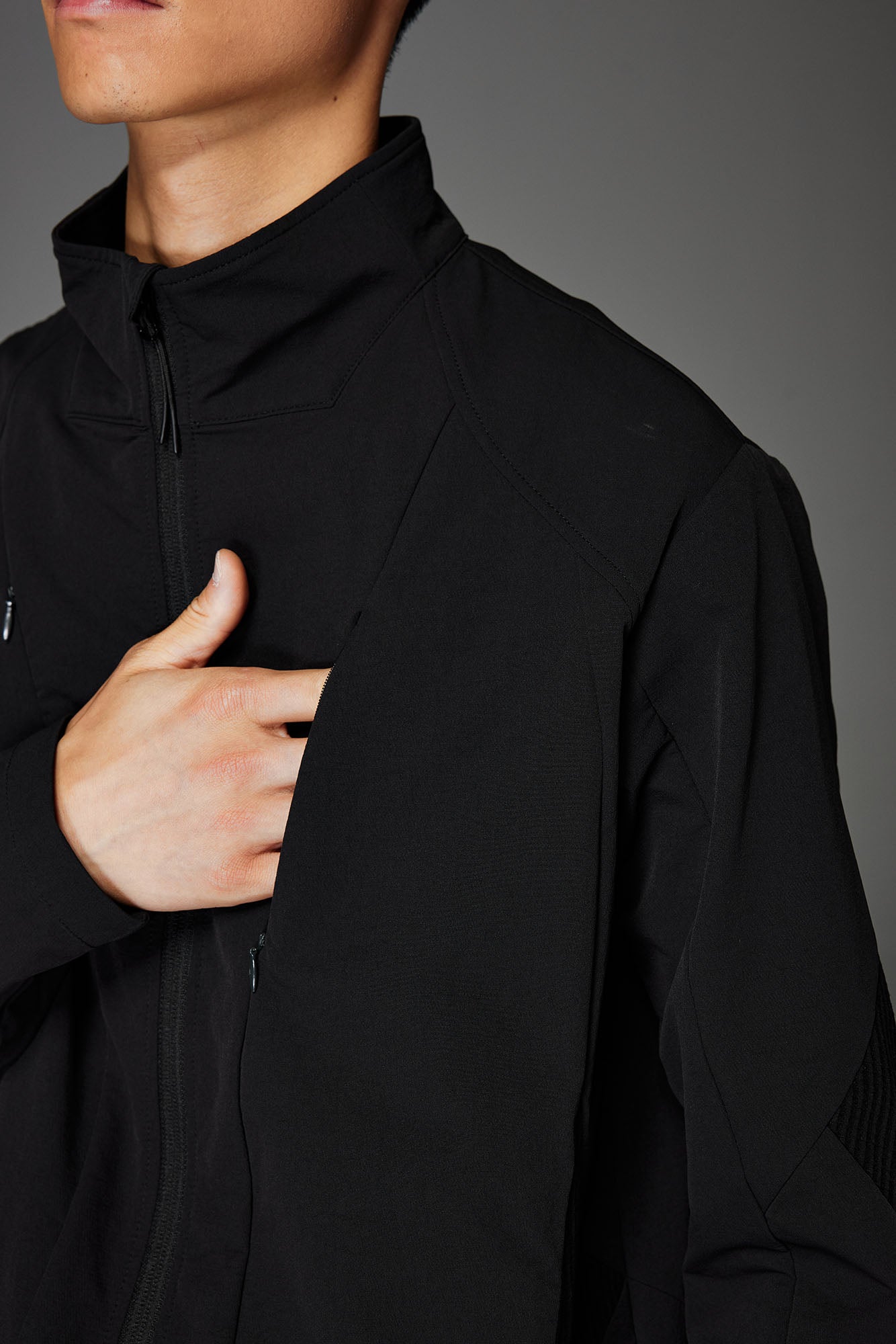 CATSSTAC Essential Panel Softshell Jacket, premium urban and streetwear designers apparel on PROJECTISR.com, CATSSTAC
