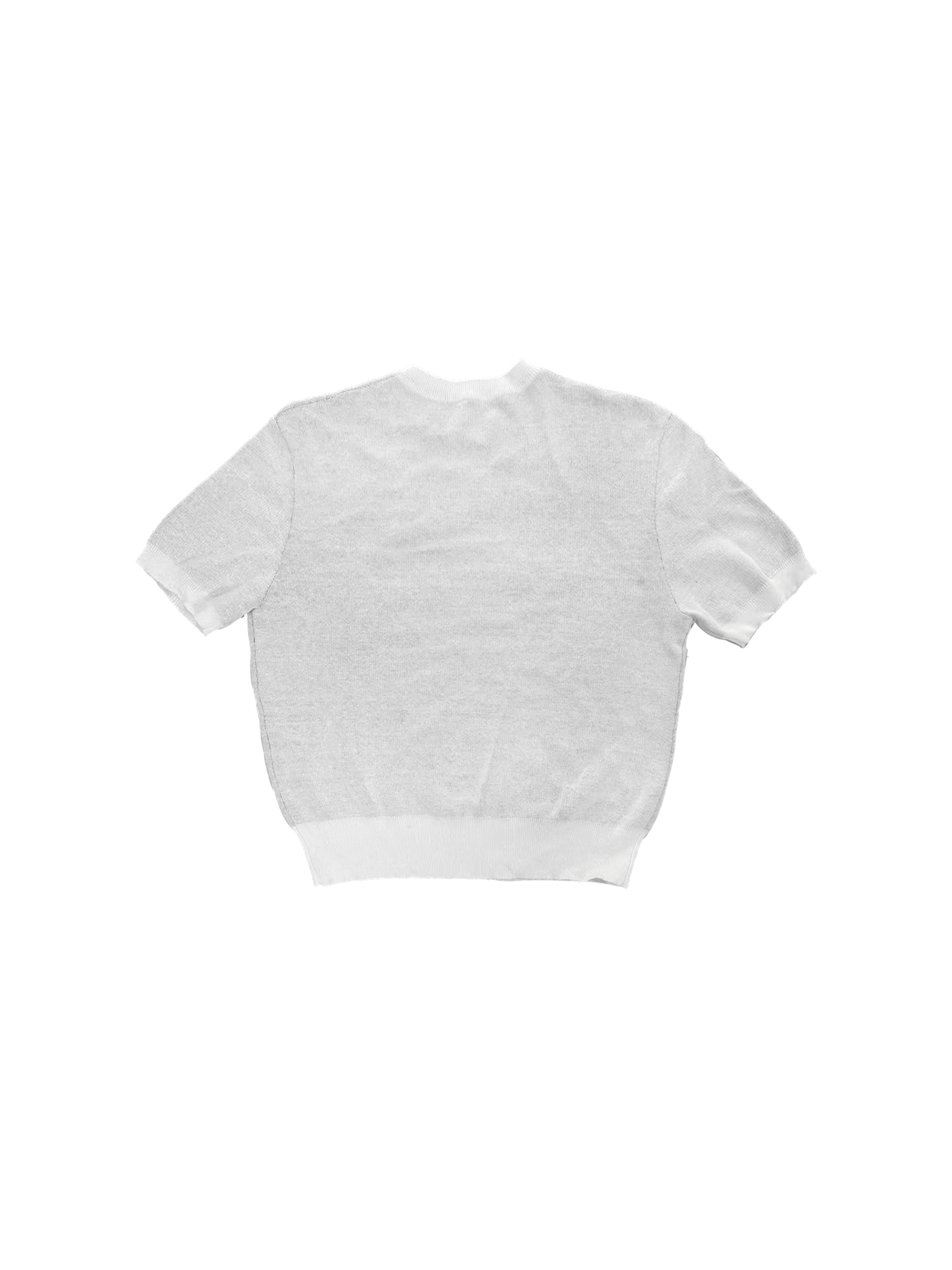 WANNA LAB Portrait Jacquard Knit T-Shirt