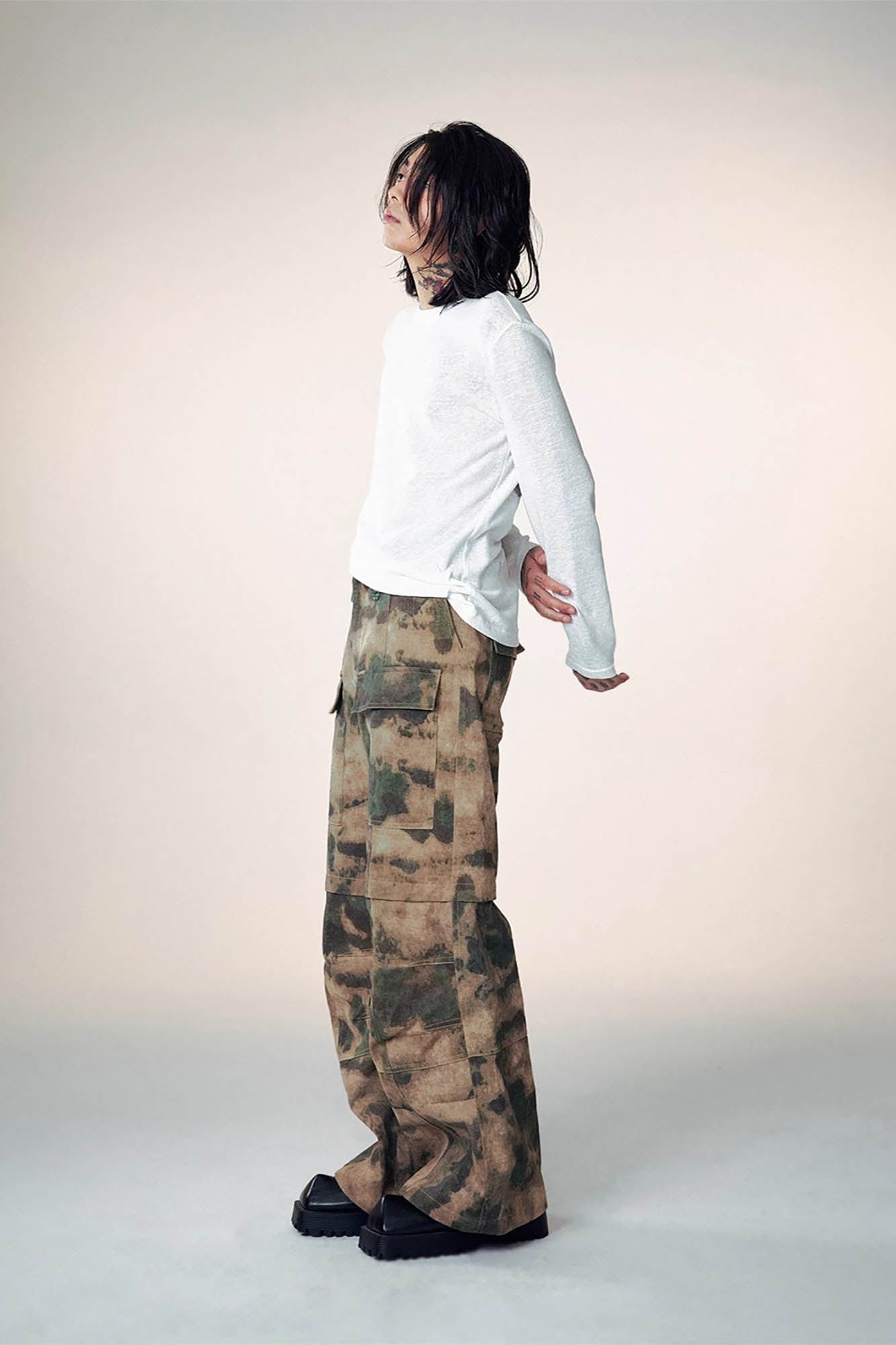 1997 POSTOFFICE Moss Camo Cargo Pants