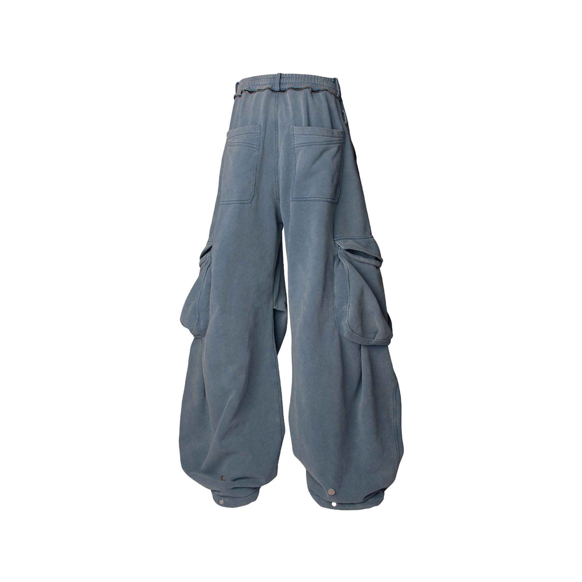 RELABEL Washed Multi-Pocket Utility Sweatpants