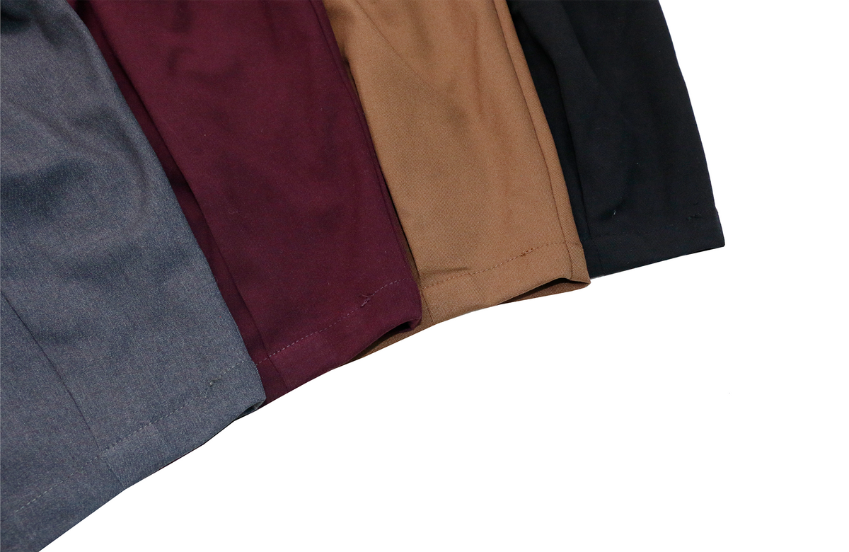 RELABEL Pleated Wide-Leg Elasticated Belt Trousers