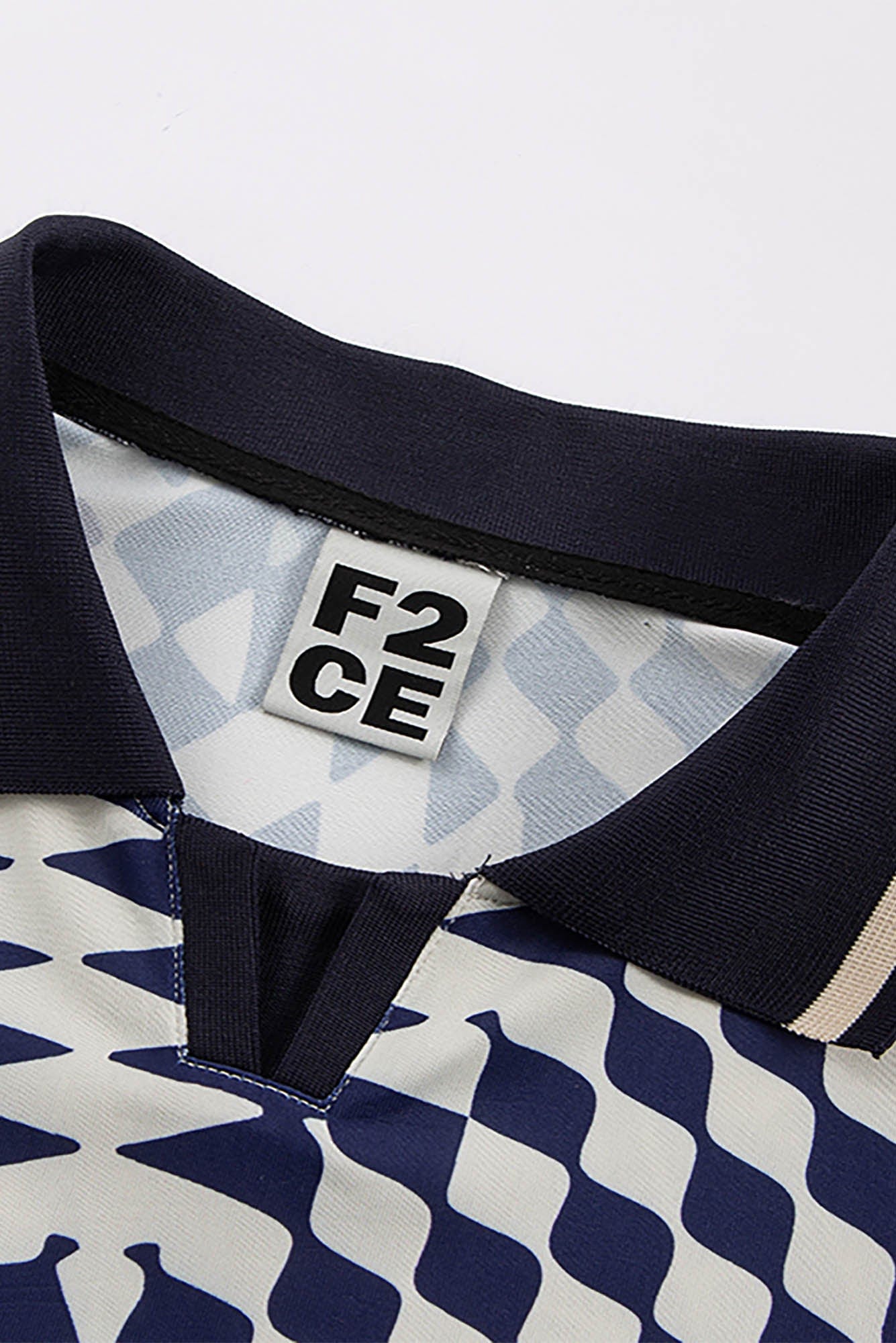 F2CE Psychedelic Checks Polo T-Shirt