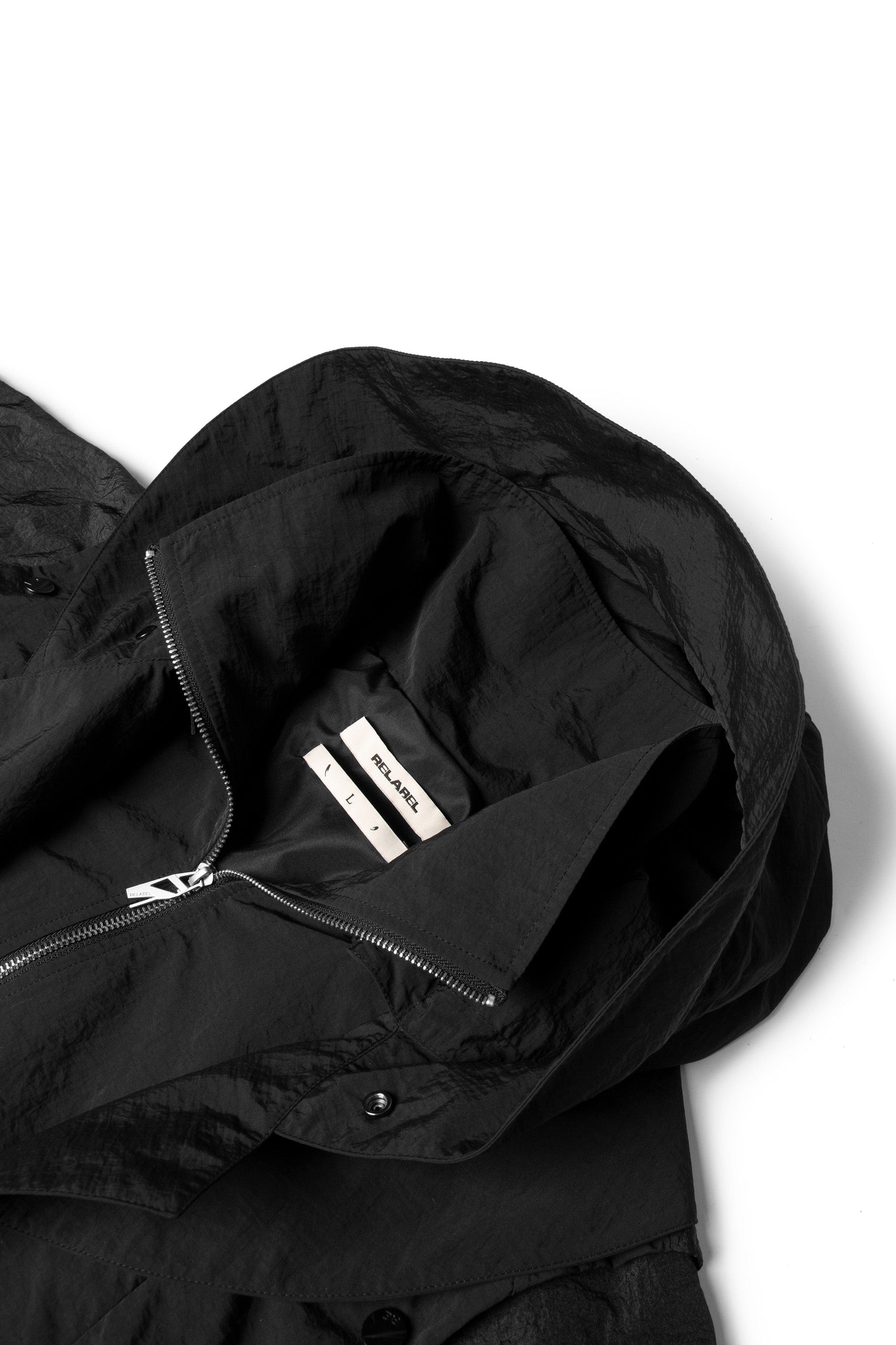 RELABEL Detachable Throughout Zipper Hoodie Jacket