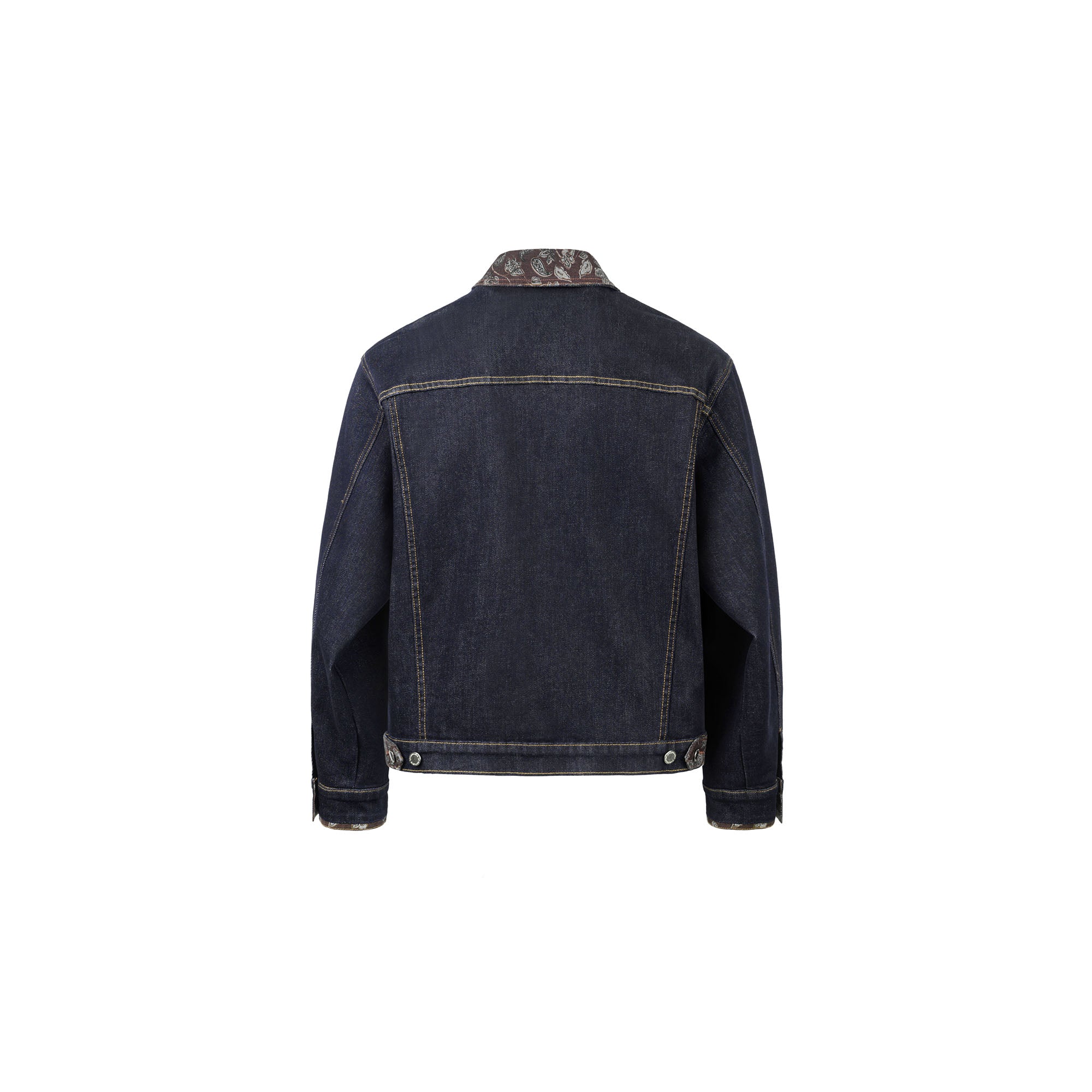 OKAYTHXBYE Floral-Lined Denim Jacket, premium urban and streetwear designers apparel on PROJECTISR.com, OKAYTHXBYE