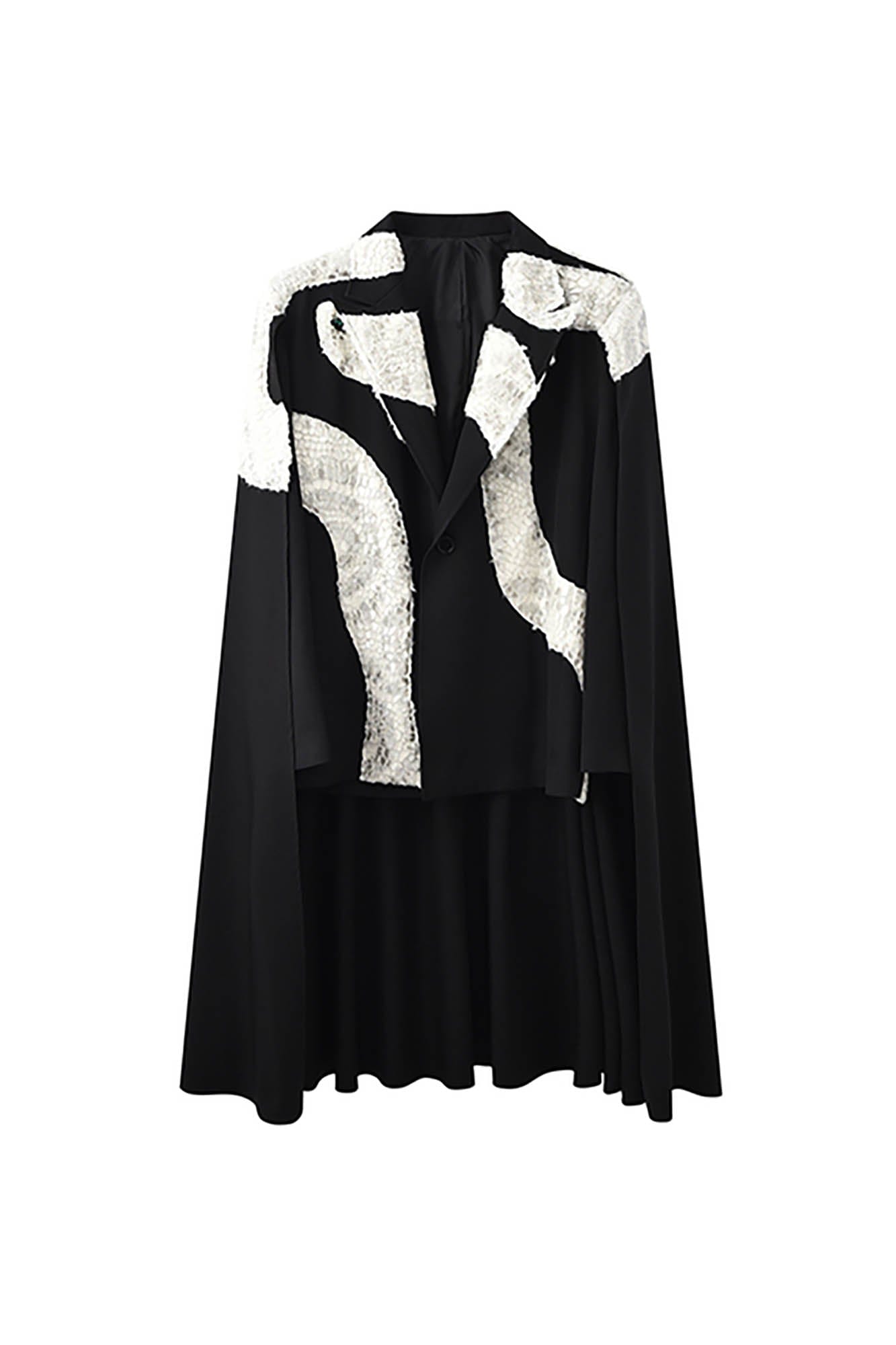 JIECHI The Snake Cape Blazer