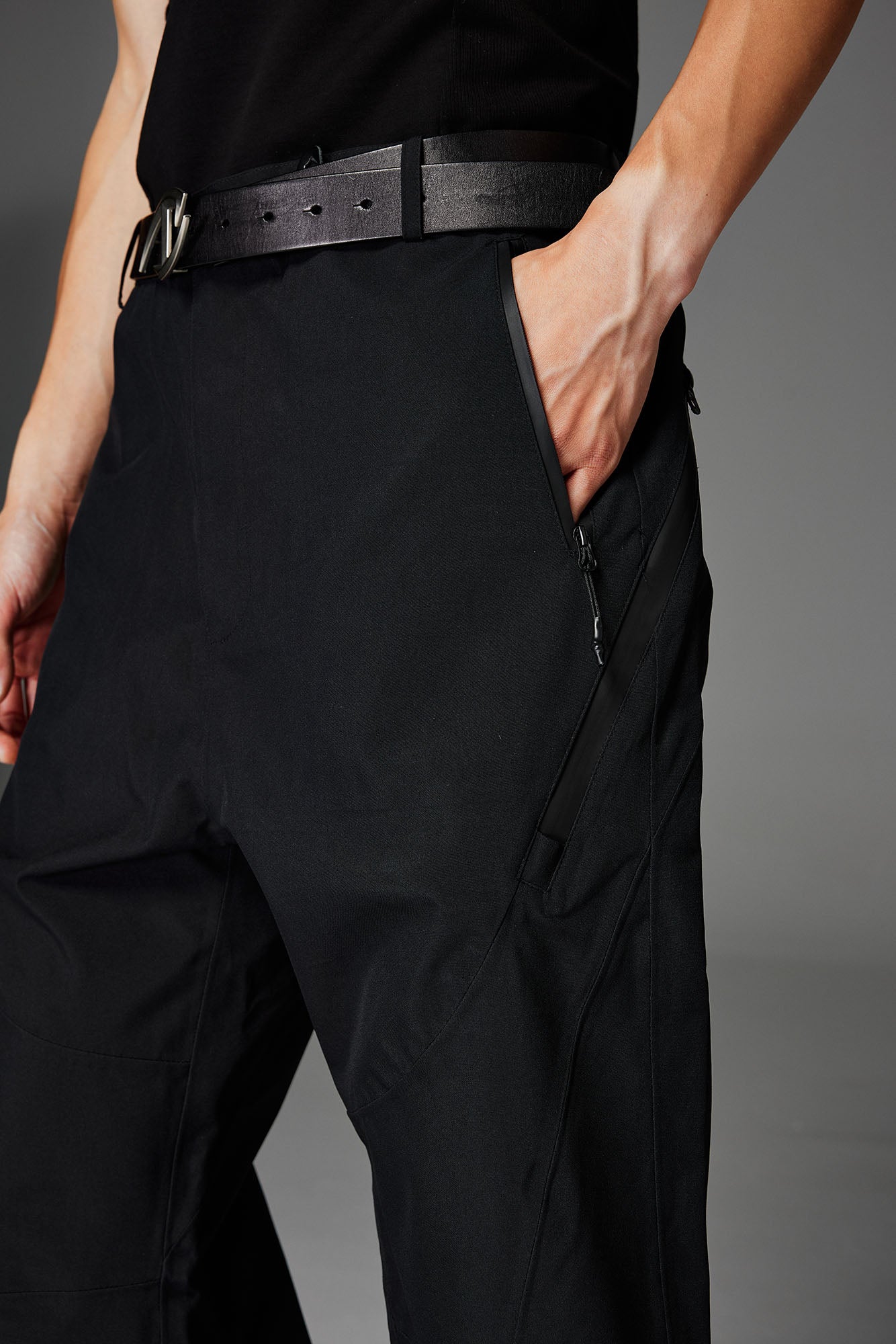 CATSSTAC Essential Panel Zip-Hem Waterproof Pants, premium urban and streetwear designers apparel on PROJECTISR.com, CATSSTAC