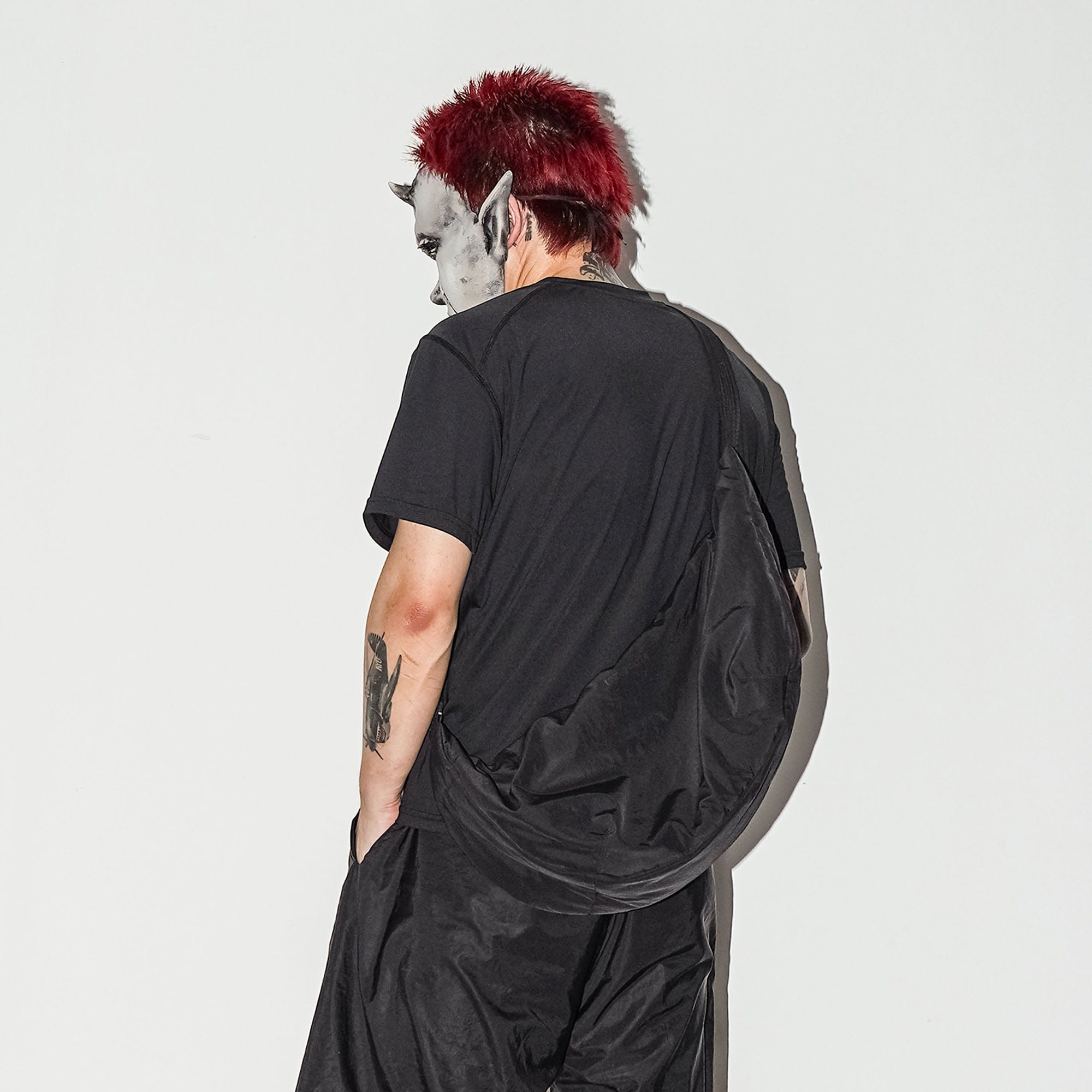 UNDERWATER Dark Soul Waterproof Crescent Shoulder Bag, premium urban and streetwear designers apparel on PROJECTISR.com, UNDERWATER
