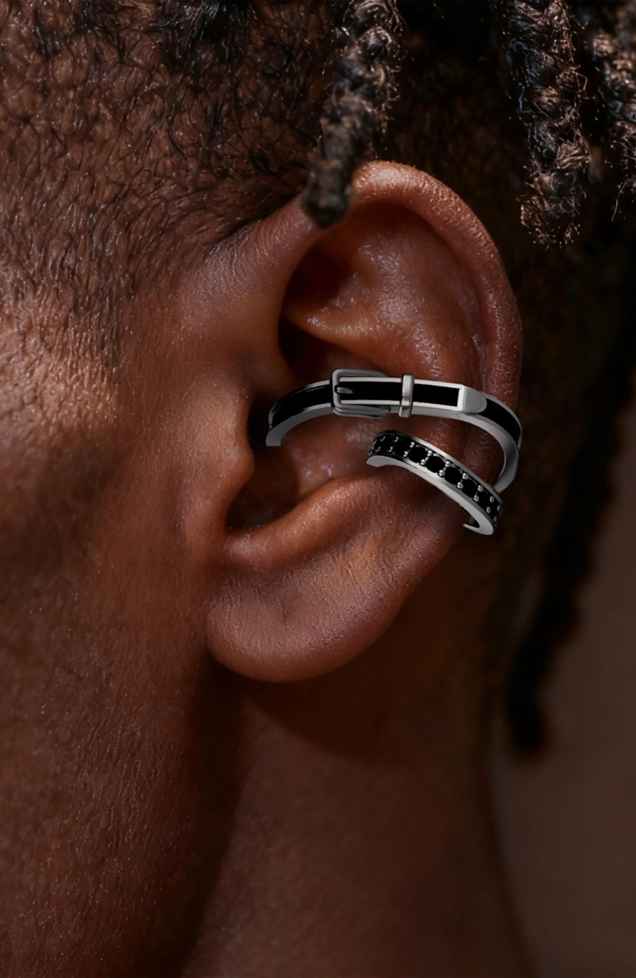 YURITAN Buckle Strap Ear Cuff