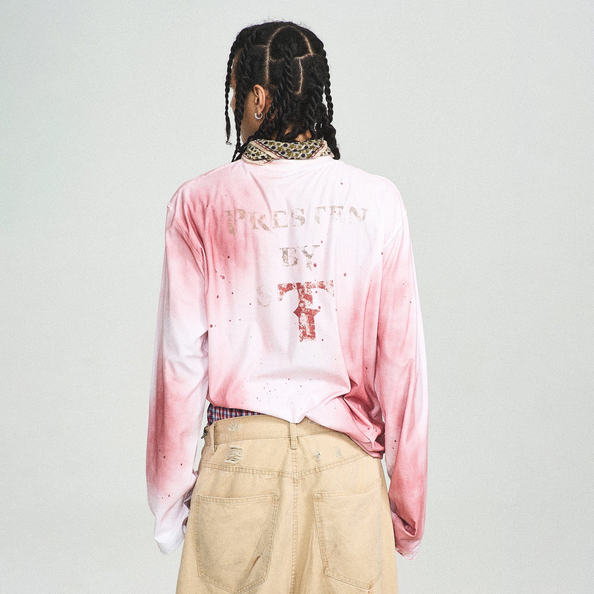 STEEPC 1996 Distressed Long-Sleeve Tee