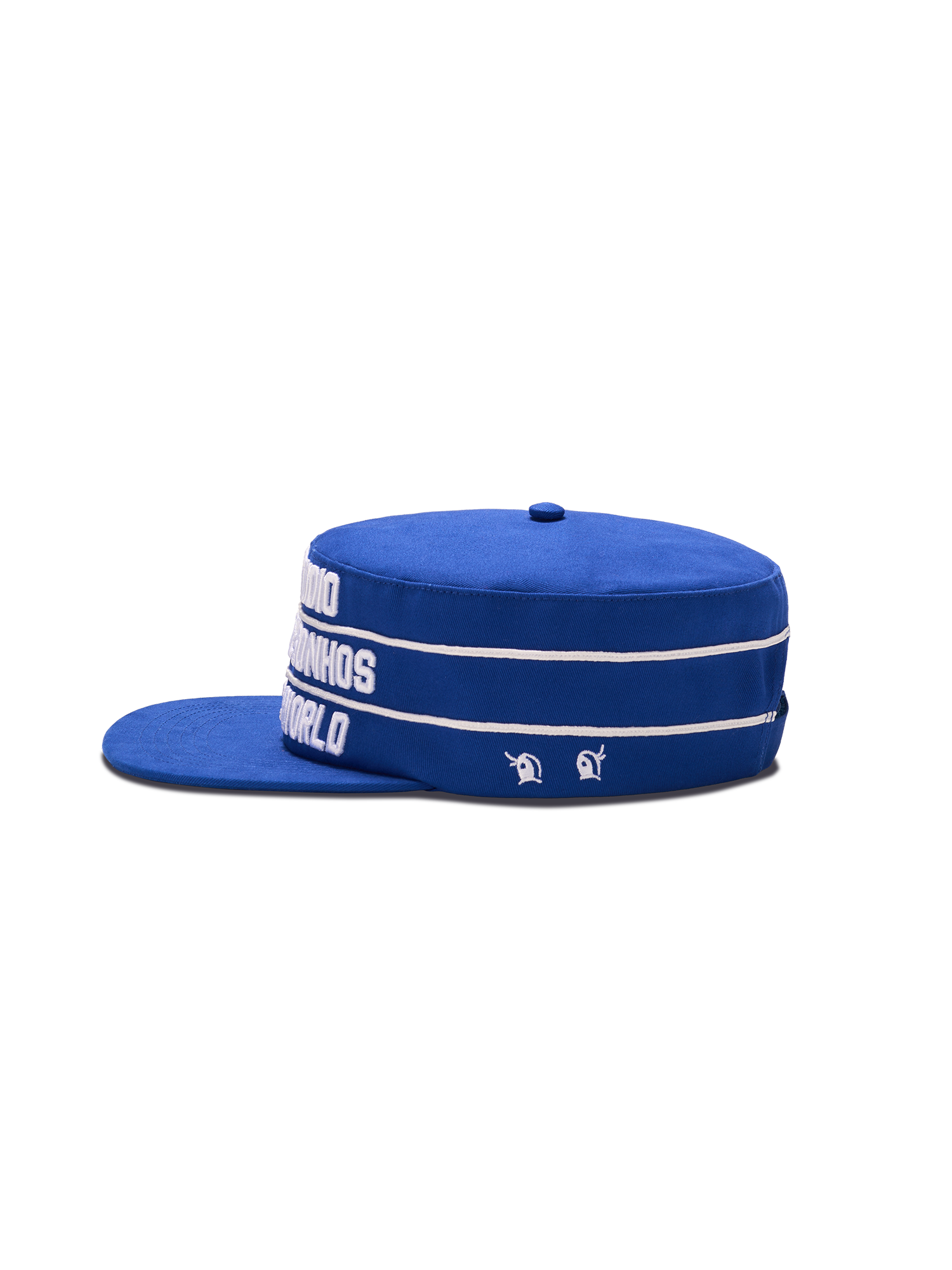 SANB Text Embroidered Pillbox Cap