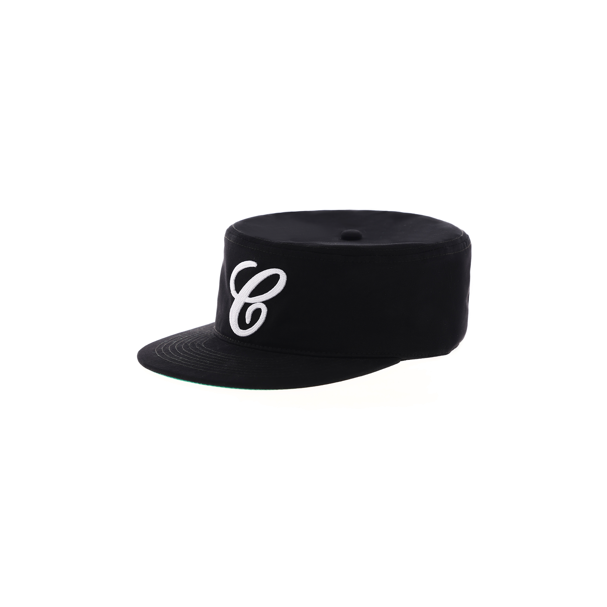 6CRAYON Retro Embroidered Flat-Brim Baseball Cap