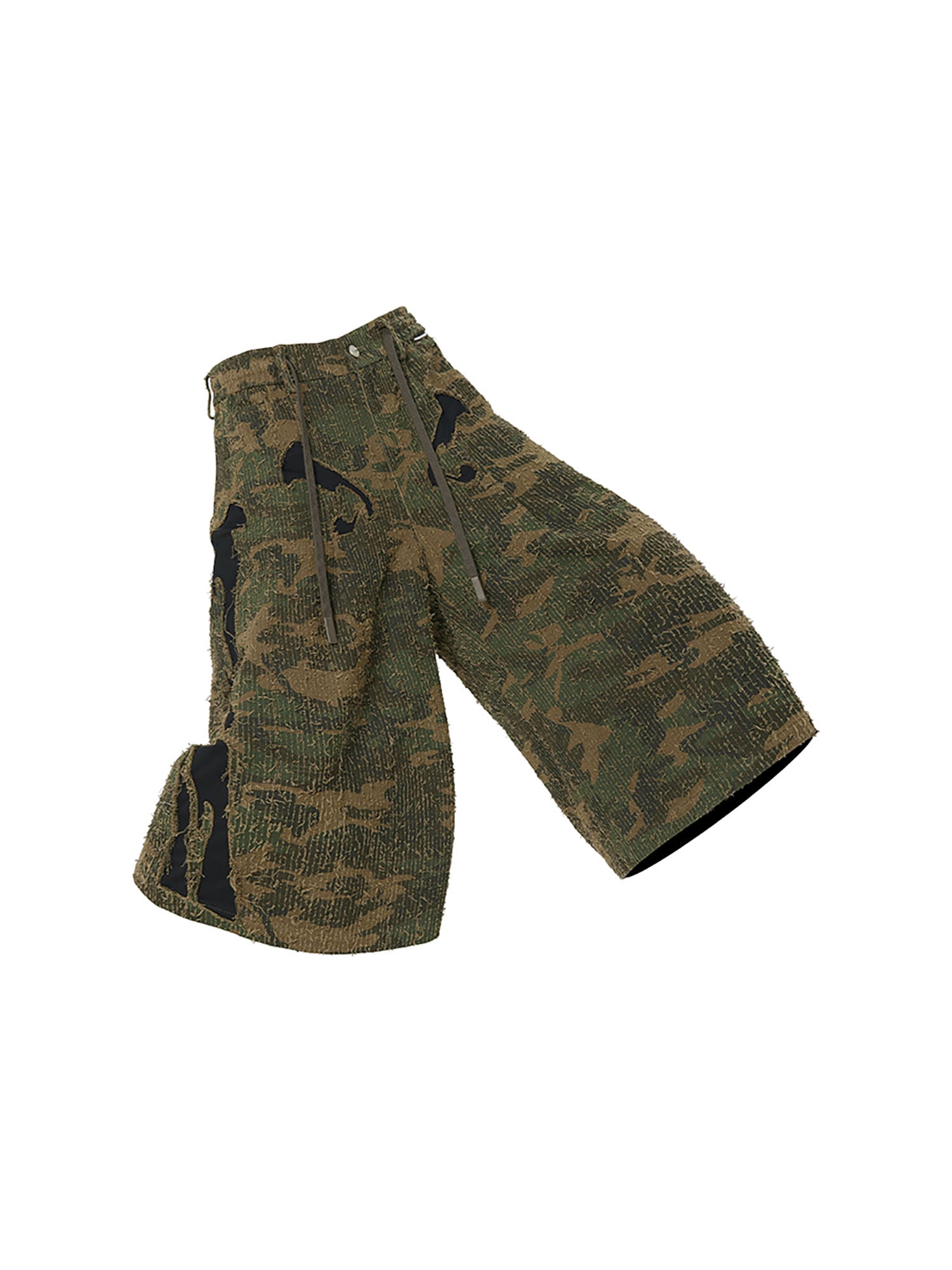 RELABEL Camo Skeleton Patch Shorts