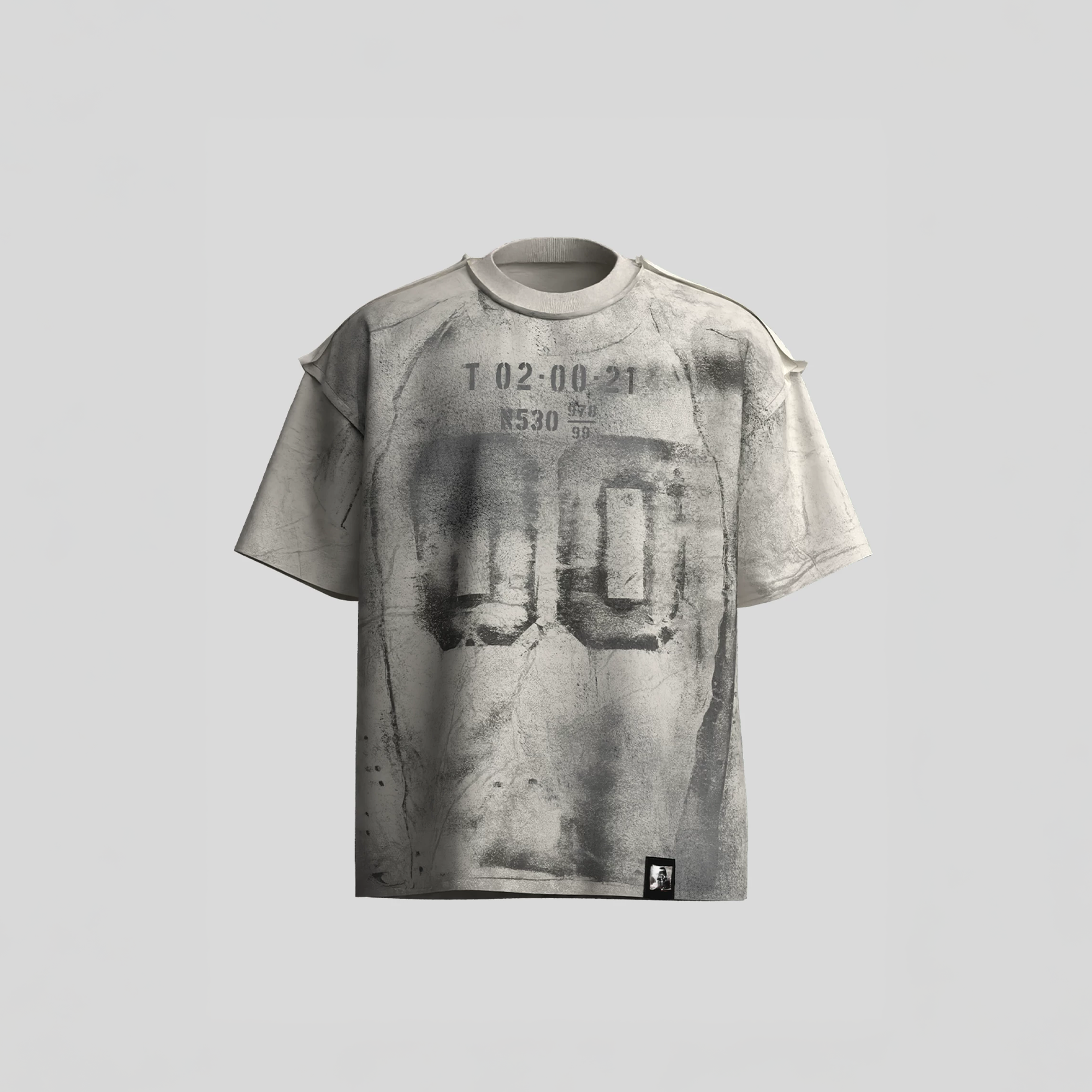 DREAM BAND Washed Gothic Graphic T-Shirt