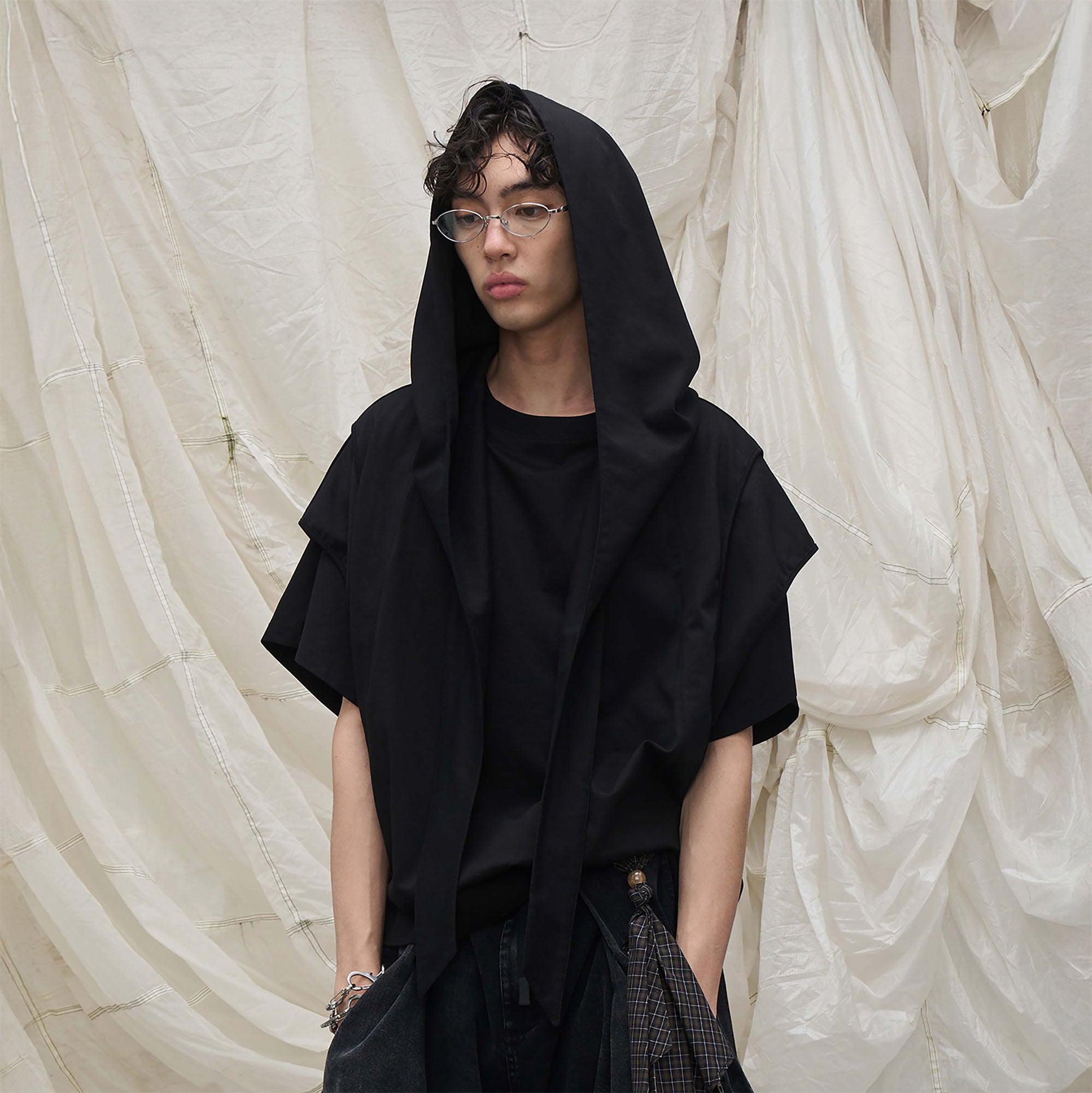 RELABEL Detachable Oversized Hood Scarf