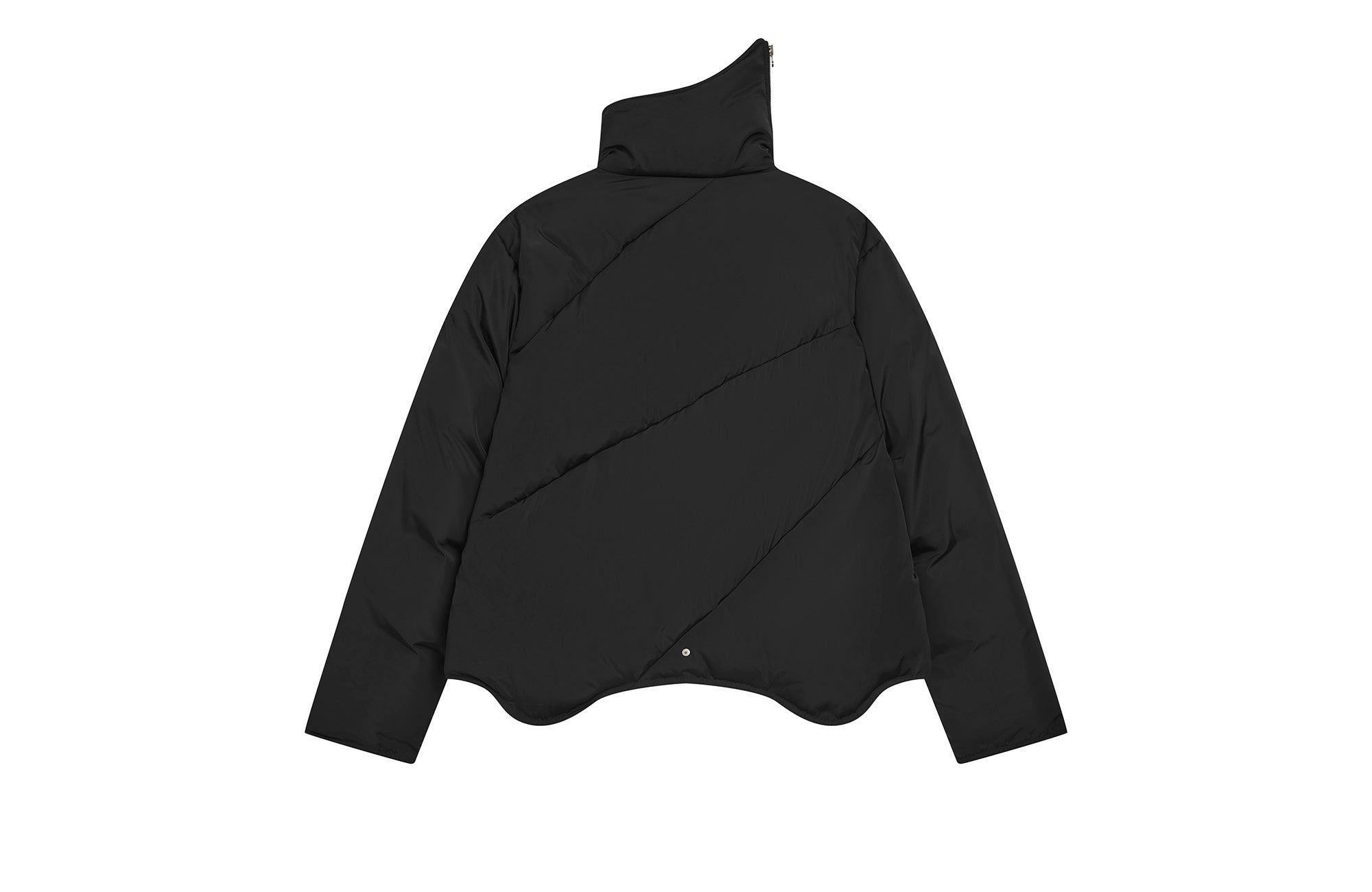 7440 37 1 Asymmetrical Zip High Neck Jacket, premium urban and streetwear designers apparel on PROJECTISR.com, 7440 37 1