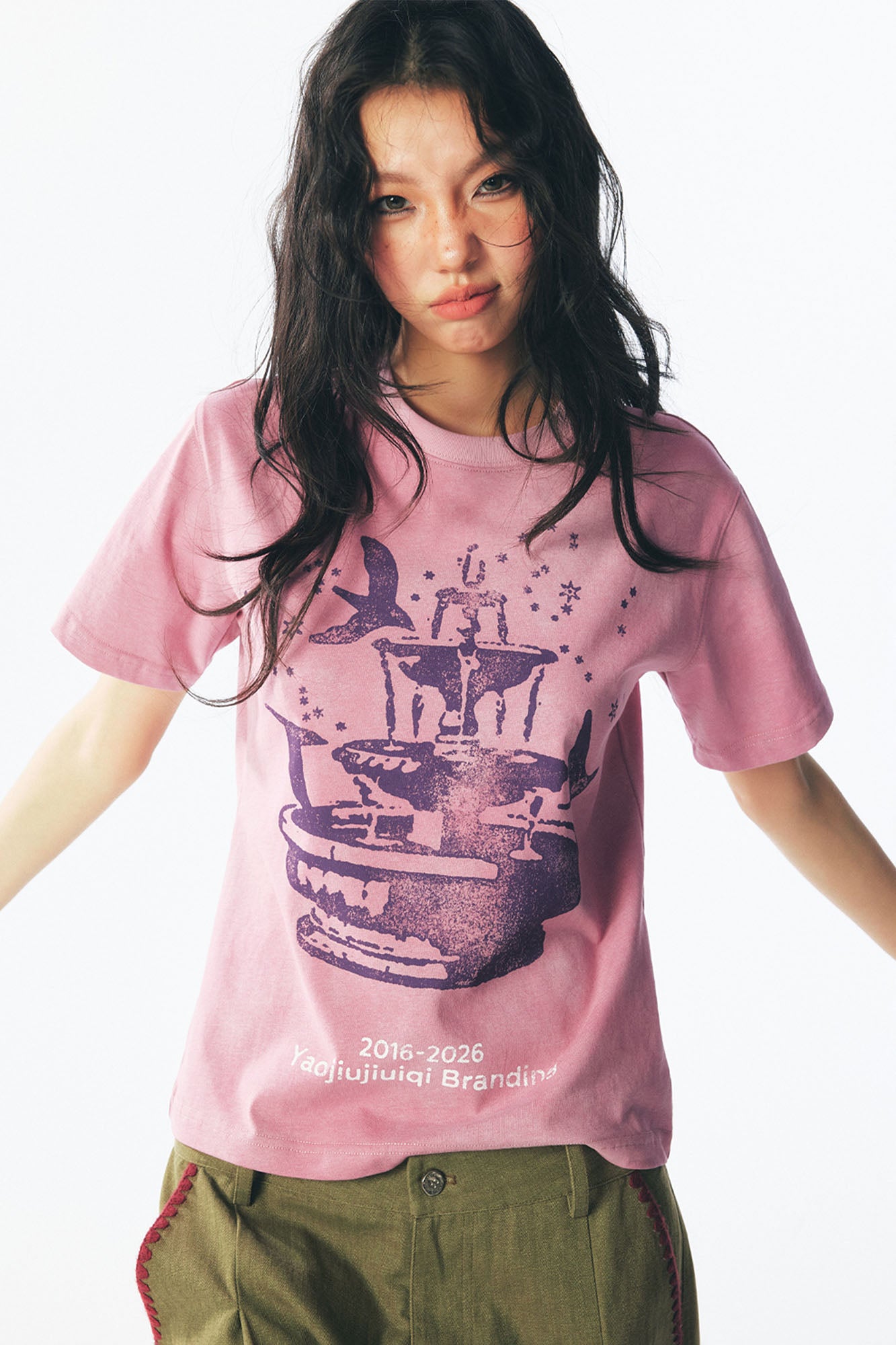 1997 POSTOFFICE Fountain Dove Distressed Tee, premium urban and streetwear designers apparel on PROJECTISR.com, 1997 POSTOFFICE