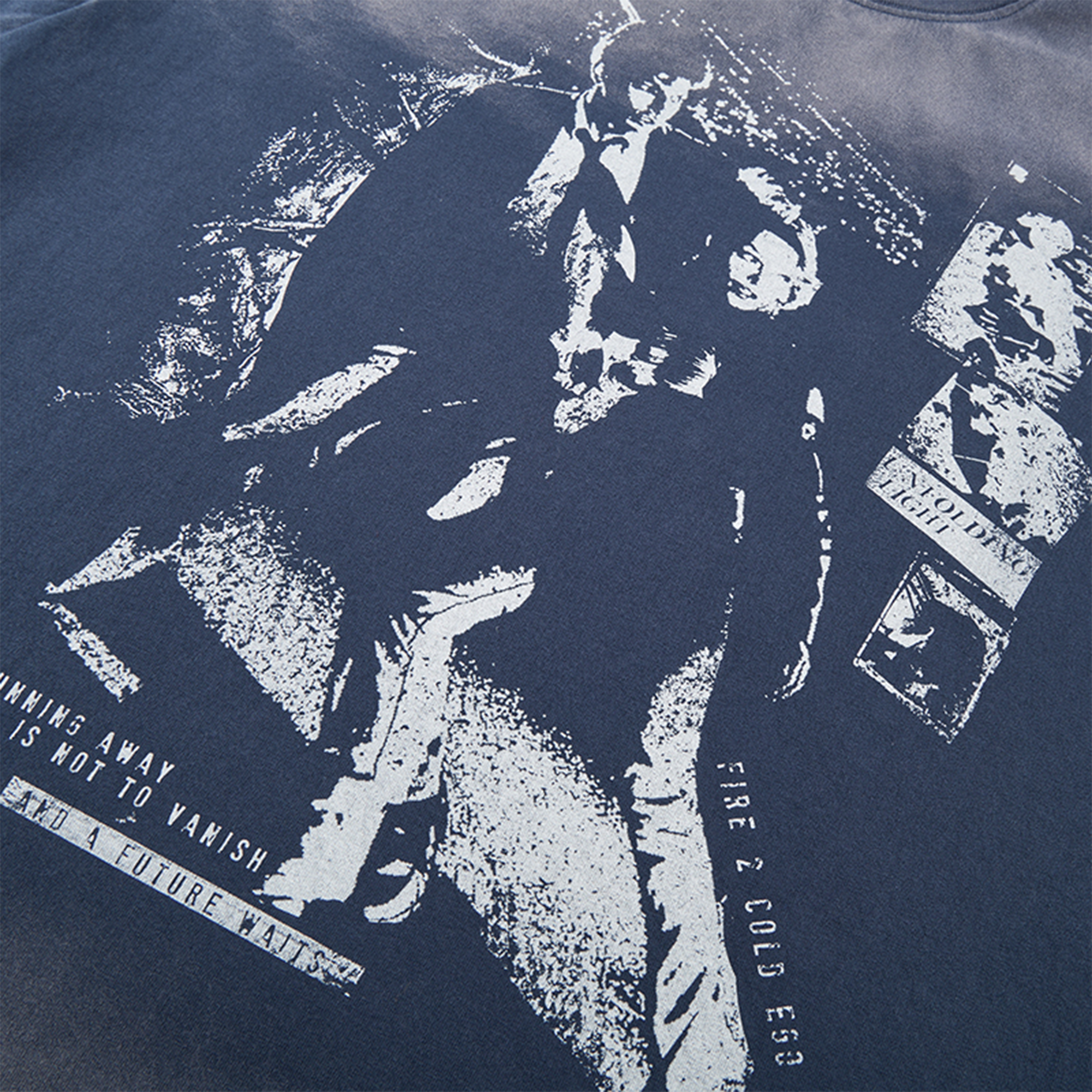 F2CE Gradient Washed Portrait Graphic T-Shirt