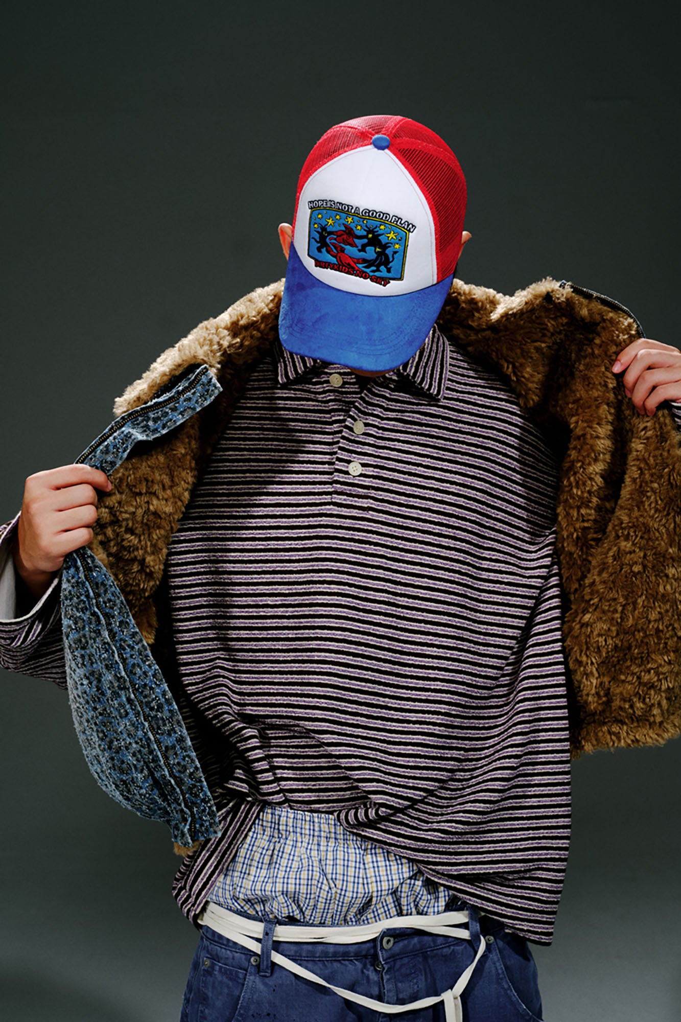 TRECLUB Faux-Fur Collar Leopard Quilted Vest