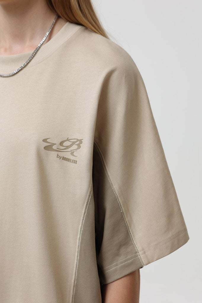 BONELESS Deconstructed Spliced T-Shirt, premium urban and streetwear designers apparel on PROJECTISR.com, BONELESS