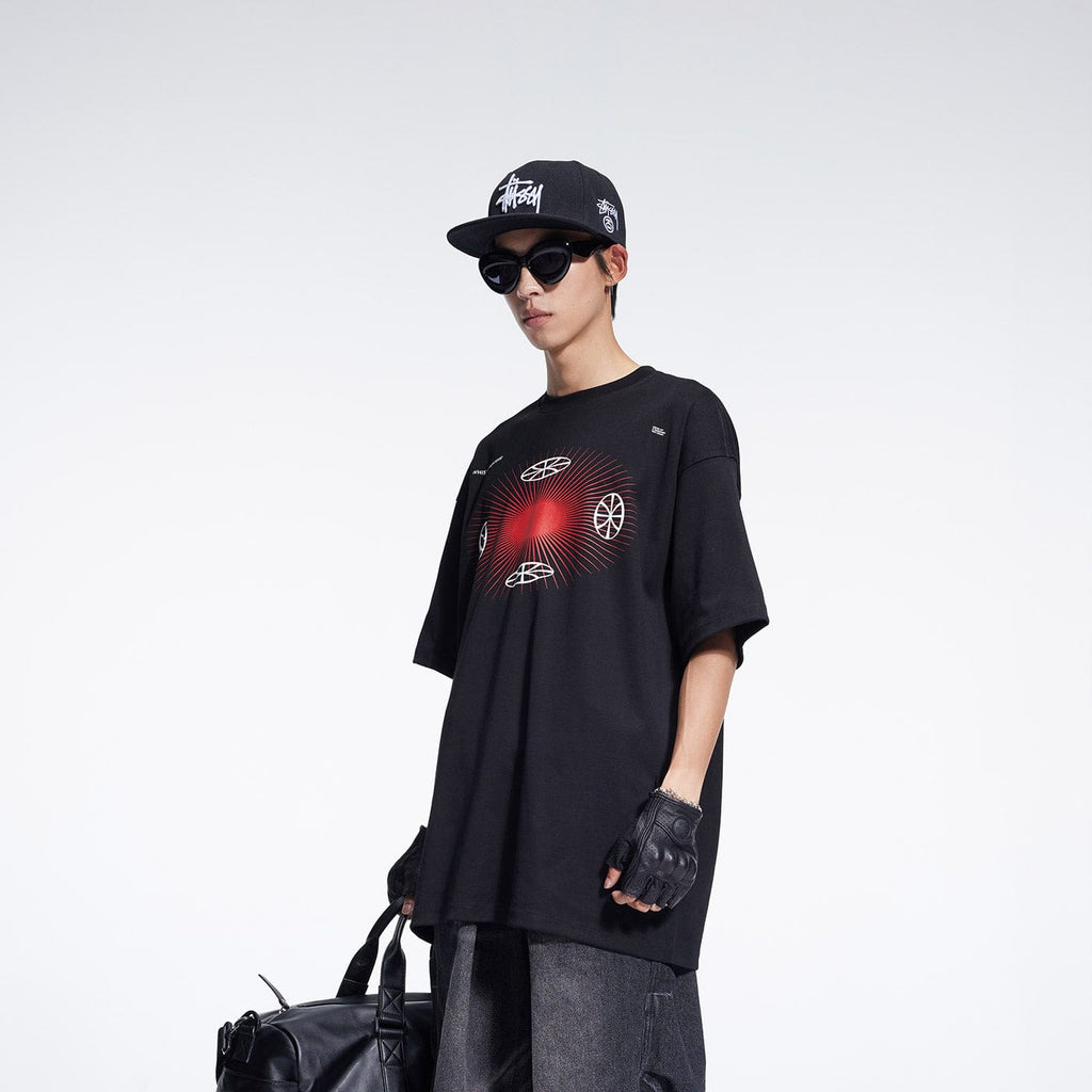 WHISTLEHUNTER Red Circle T-shirt, premium urban and streetwear designers apparel on PROJECTISR.com, WHISTLEHUNTER