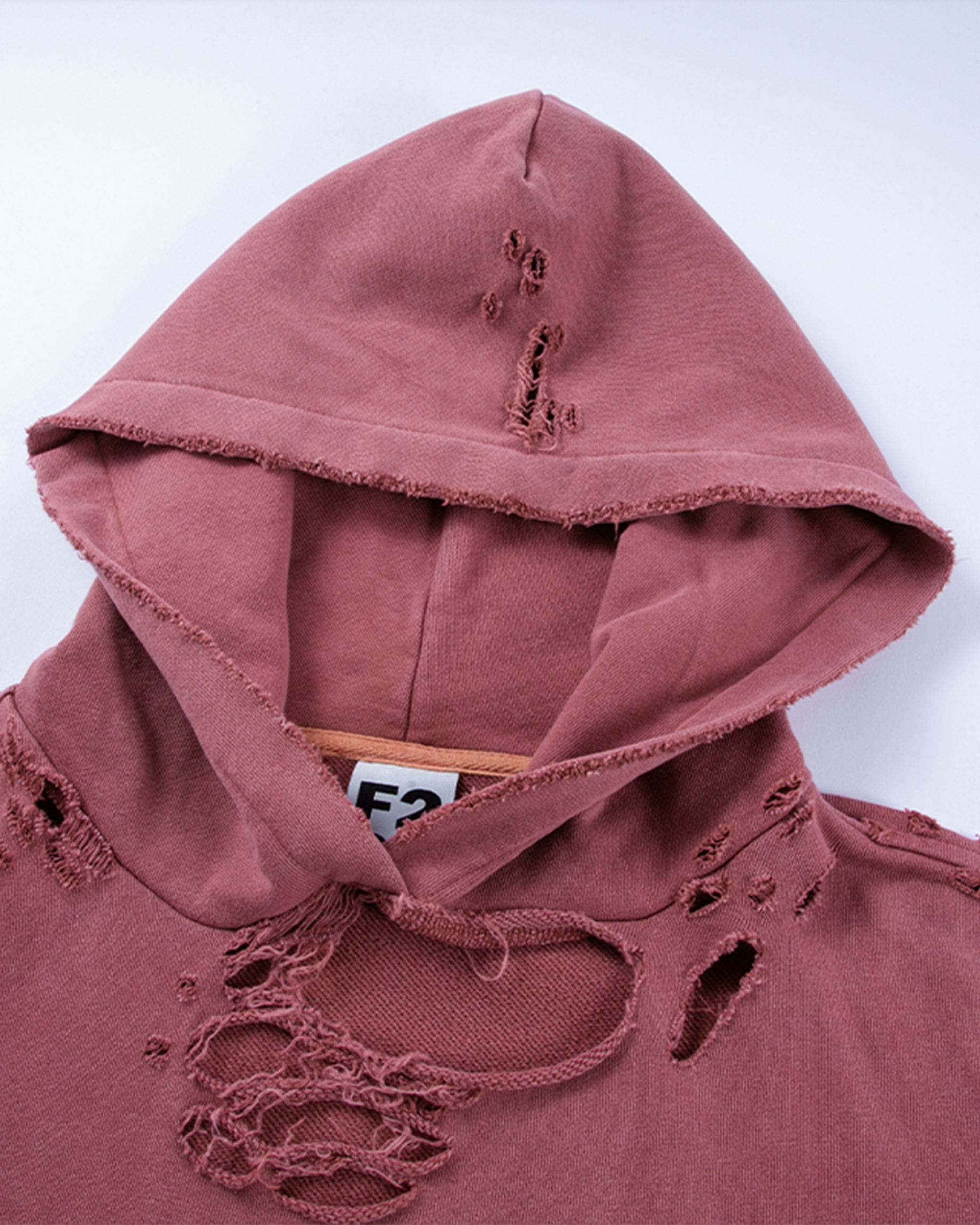 F2CE Essential Oversized Distressed Hoodie