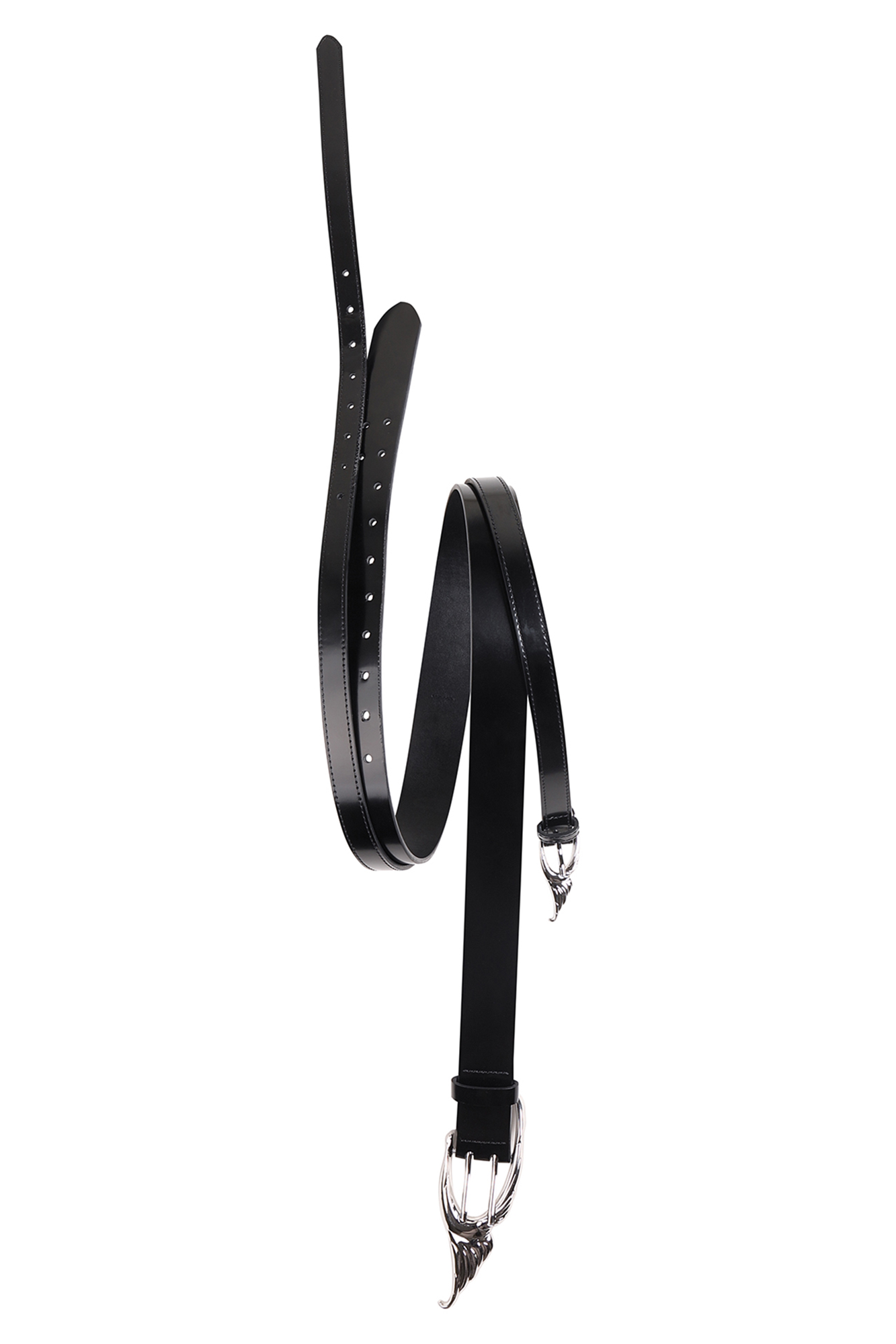 WHISTLEHUNTER Double-Layer Gloss Leather Belt, premium urban and streetwear designers apparel on PROJECTISR.com, WHISTLEHUNTER