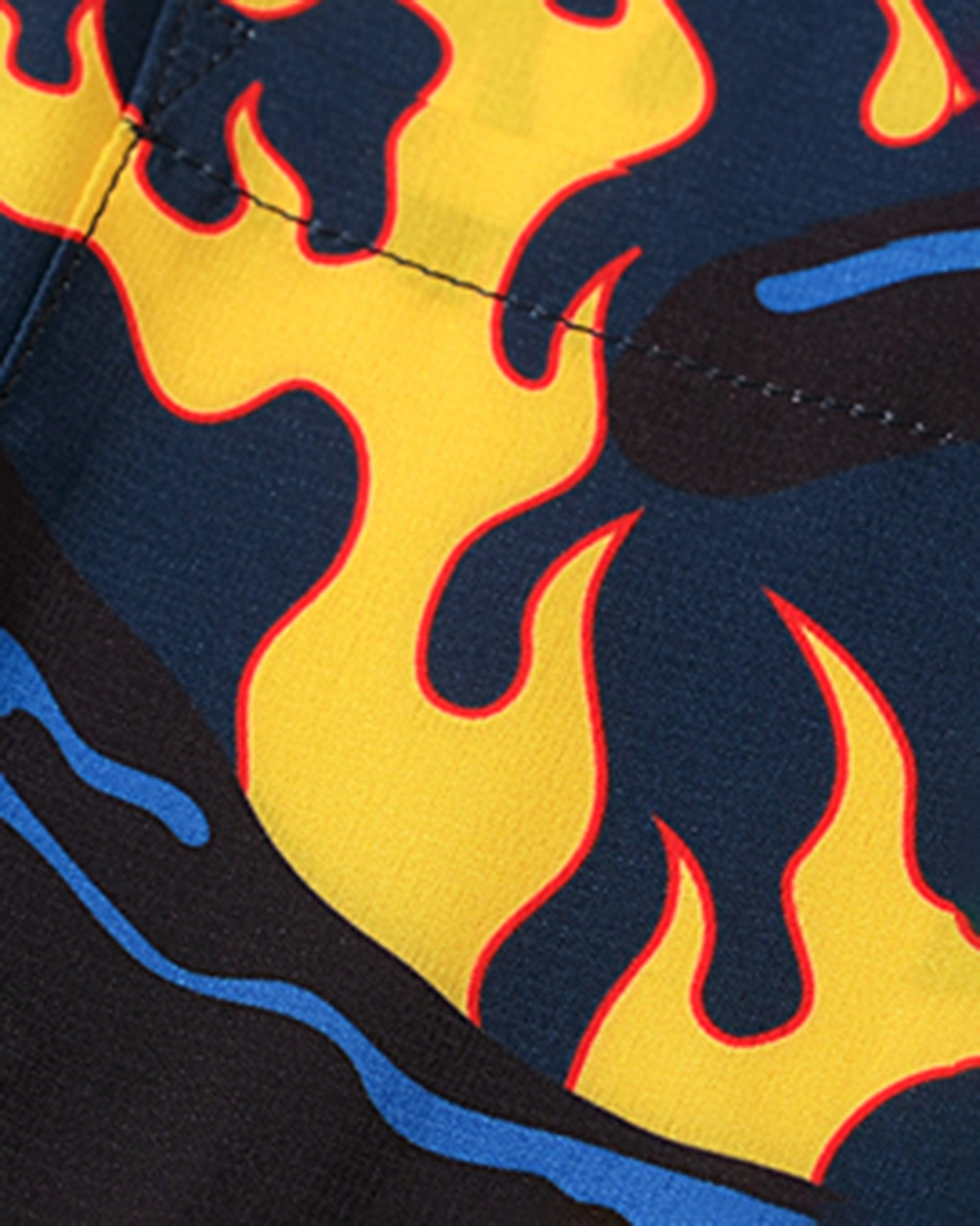 WCC Flaming Panther Half-Shirt