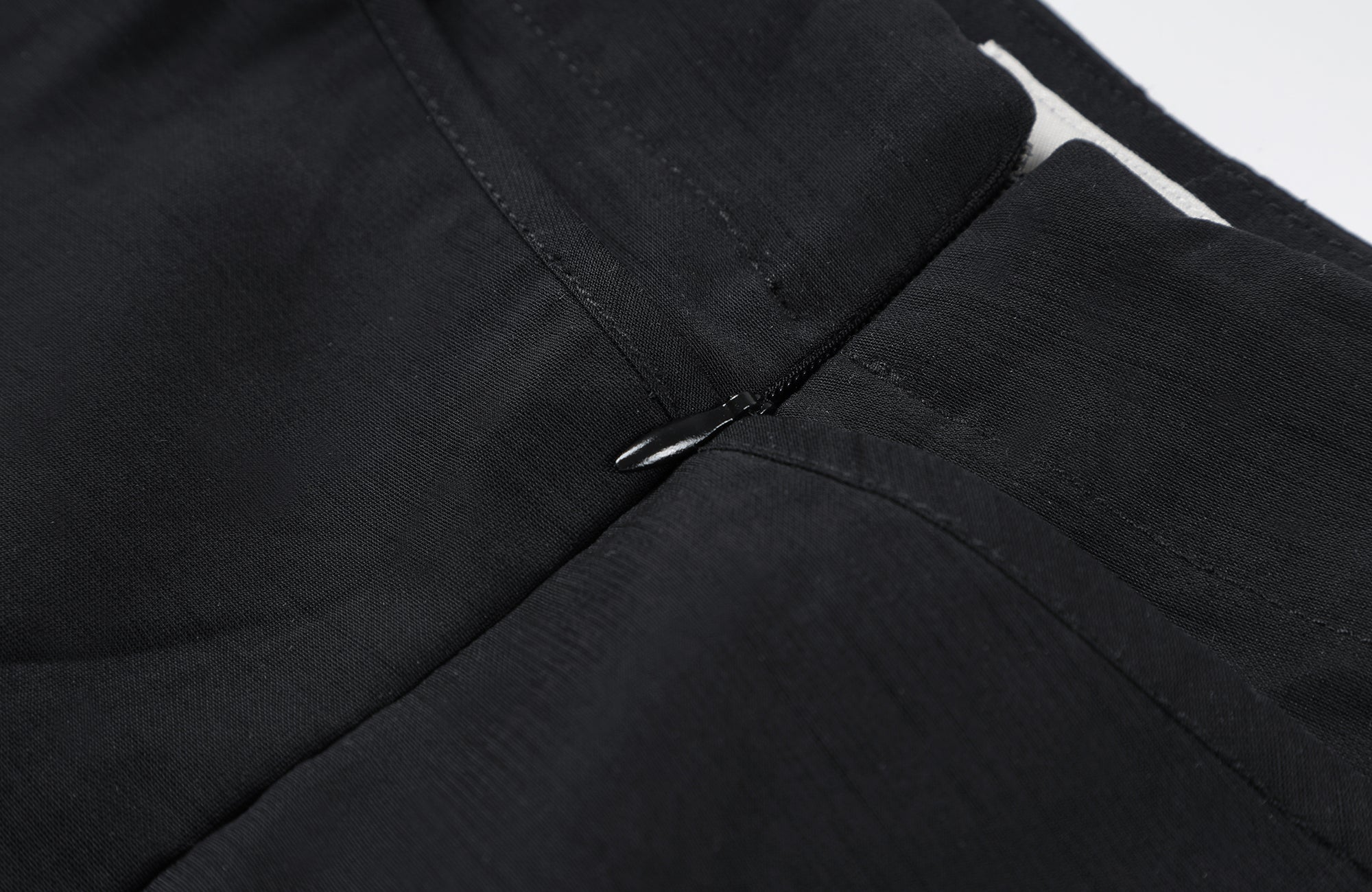 2000RSK Crinkled Detachable Ribbon Wide-Leg Trousers