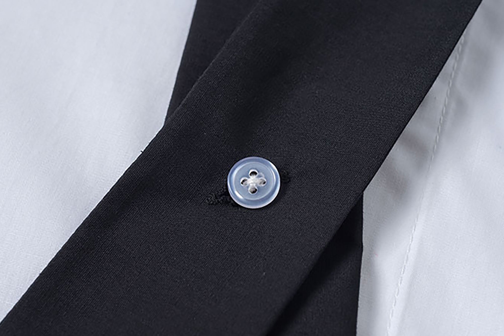 TUIMU Cross Tie Detachable Sleeve Shirt, premium urban and streetwear designers apparel on PROJECTISR.com, TUIMU