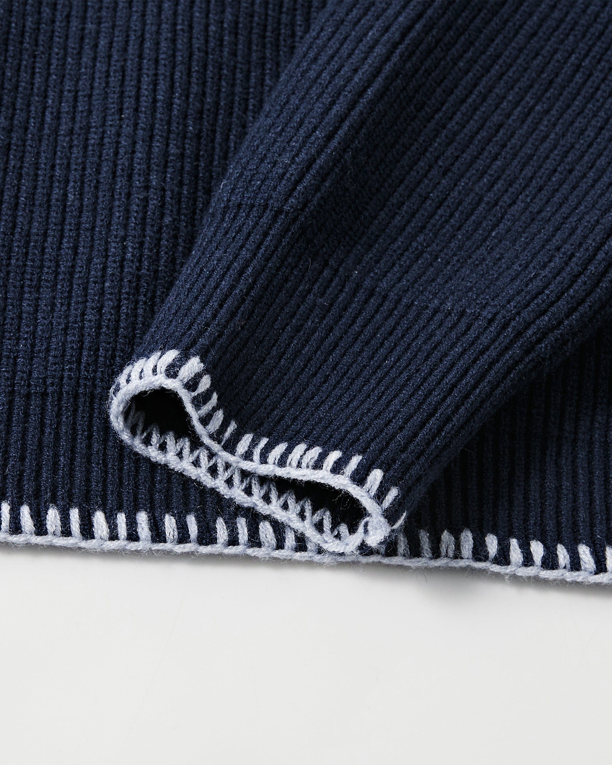 KREATE Stitched-Edges Hooded Sweater