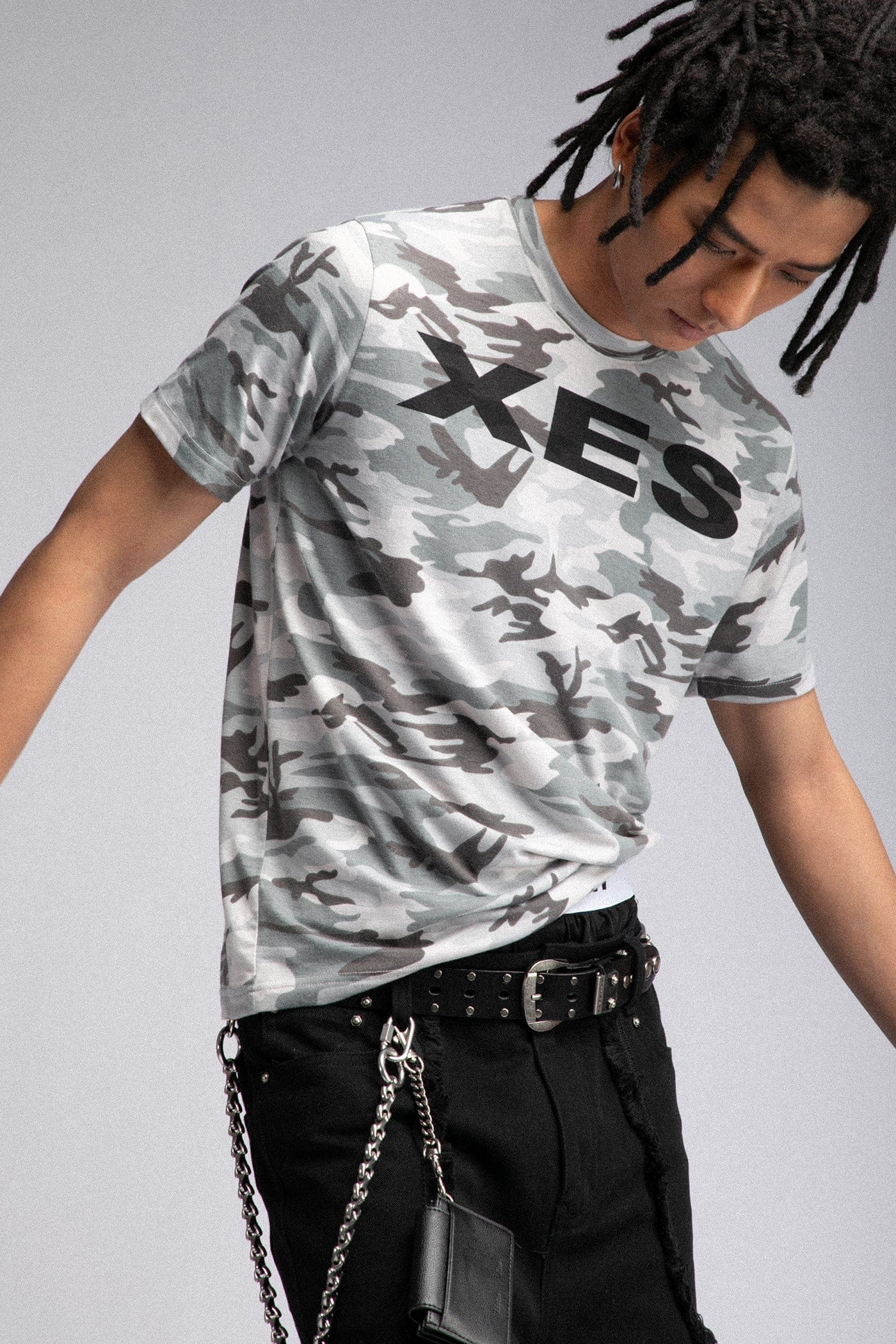 FIVEKOH XES Modern Camo Full-Print T-Shirt