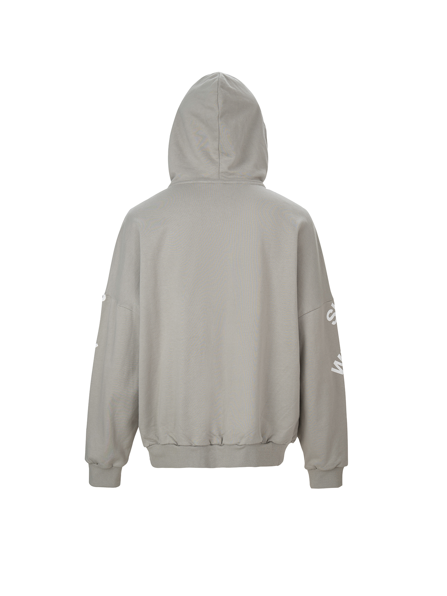 F2CE Embroidery Slogan Graphic Zip-Up Hoodie